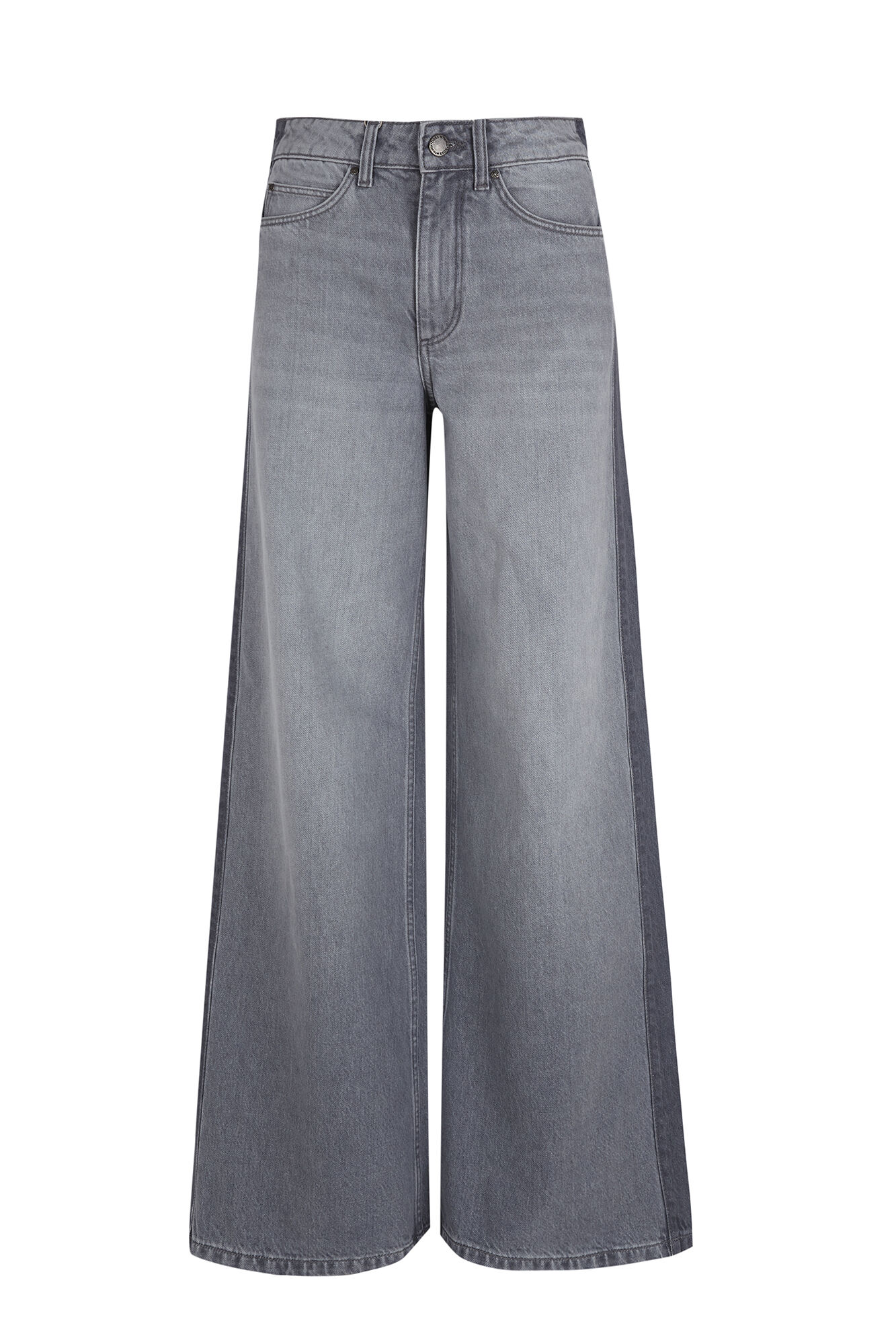 Hoss Intropia Billie. Jeans patchwork Gris