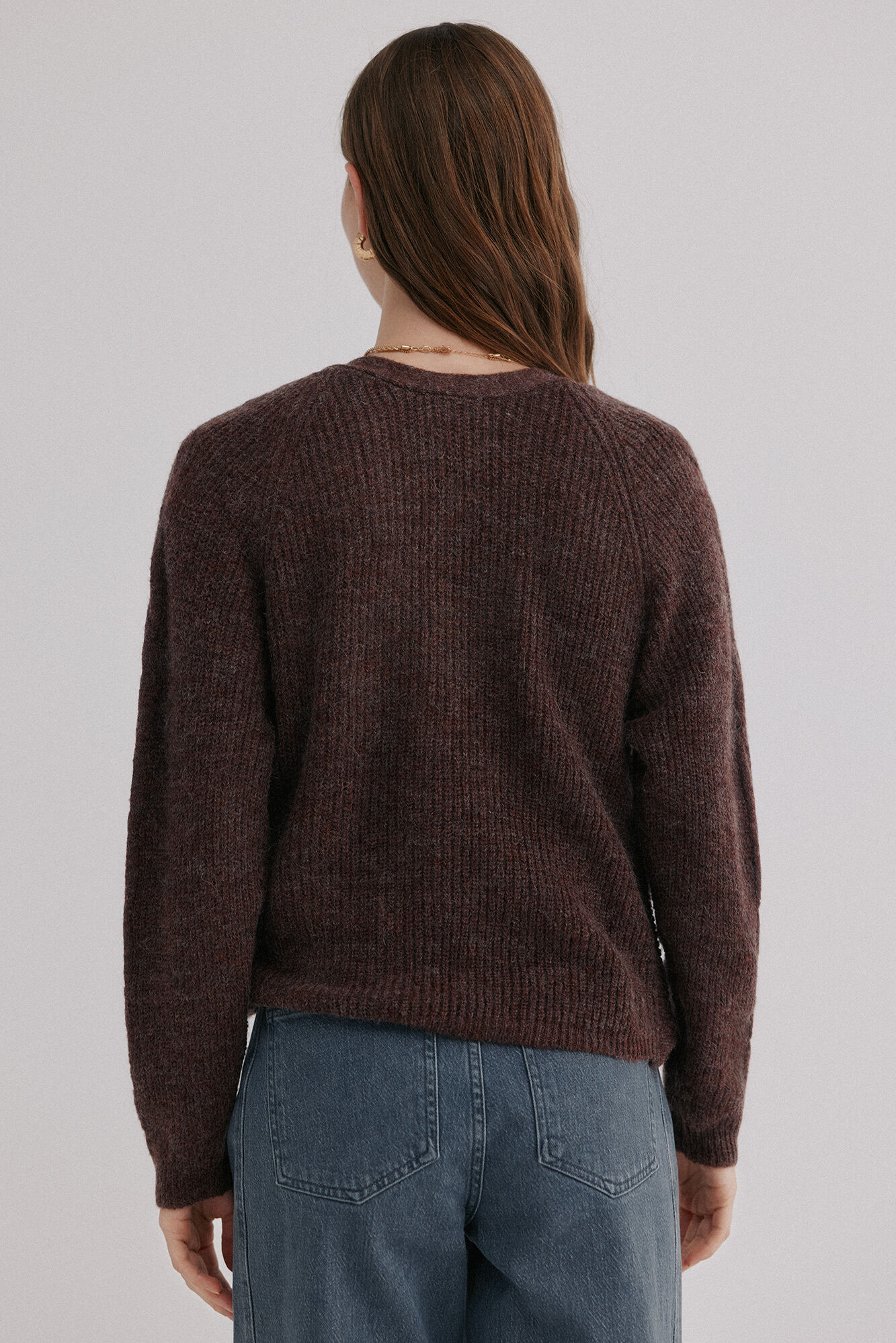 Hoss Intropia Nicoletta. Su&eacute;ter con nudo Marron