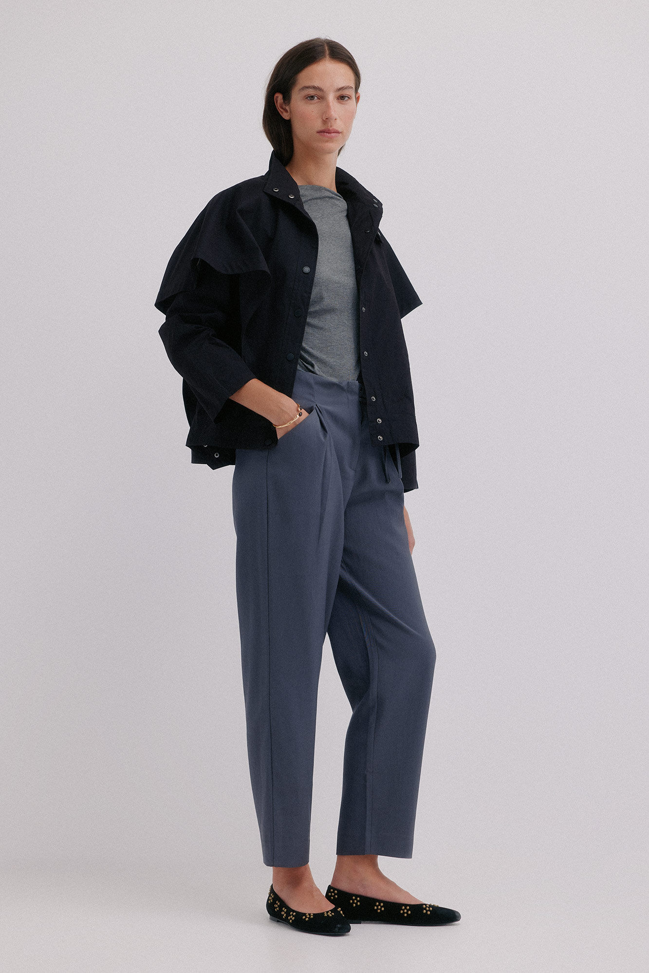 Hoss Intropia Piper. Pantal&oacute;n con lazo