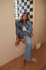 Hoss Intropia Briar. Jeans bordados Azul marino