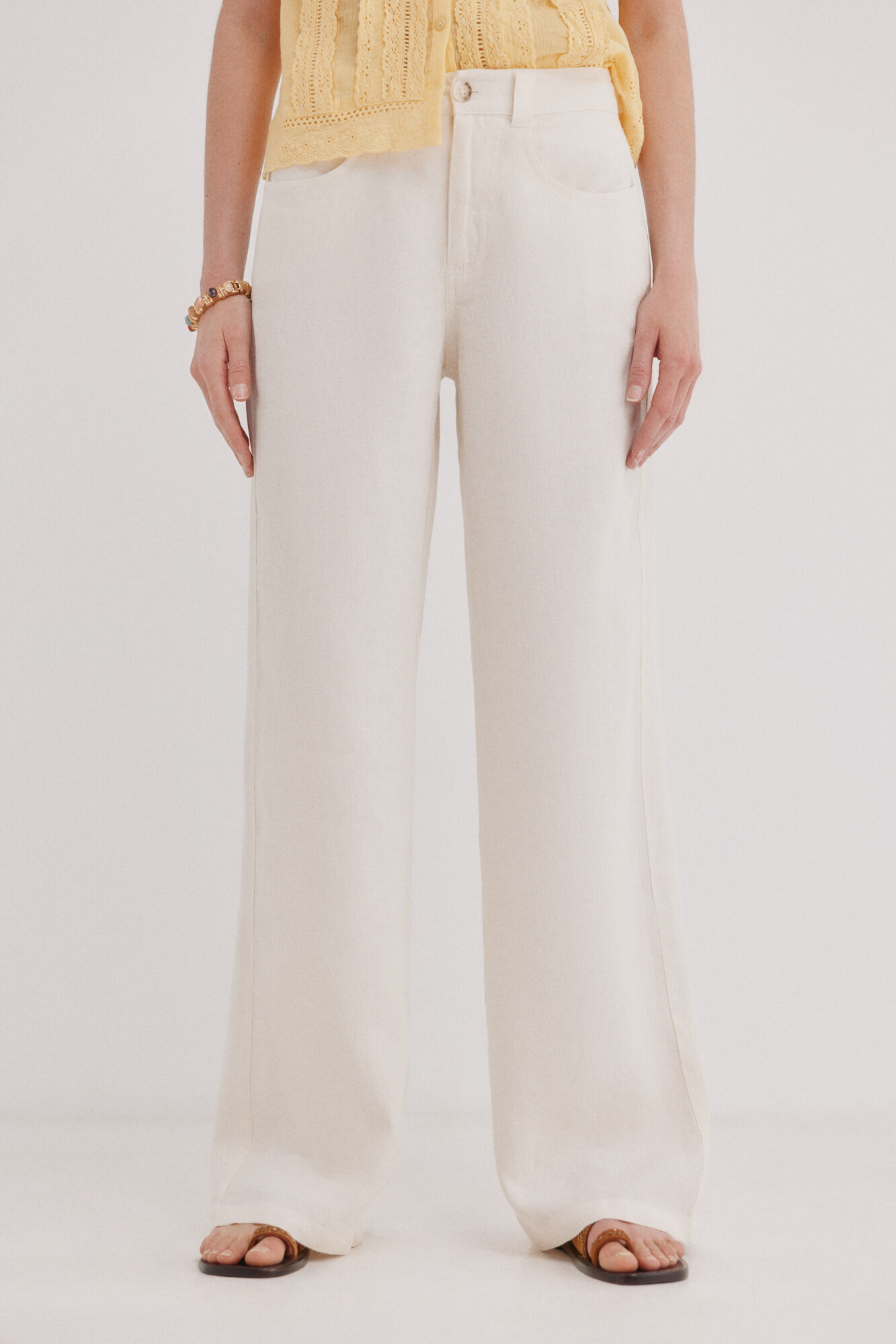 Hoss Intropia Paupa. Pantal&oacute;n de lino
