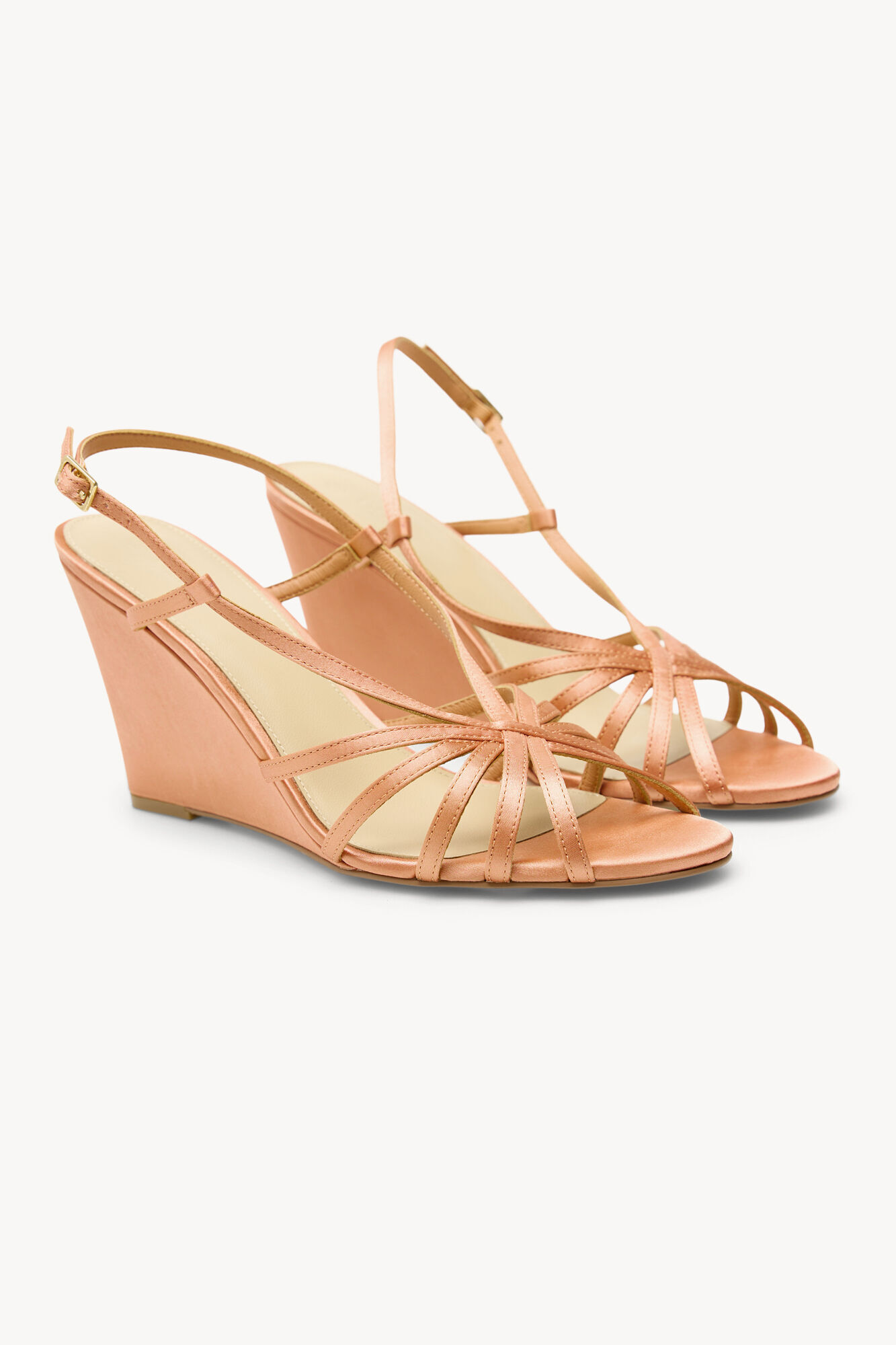 Hoss Intropia Mar&iacute;a. Sandalias de cu&ntilde;a Coral