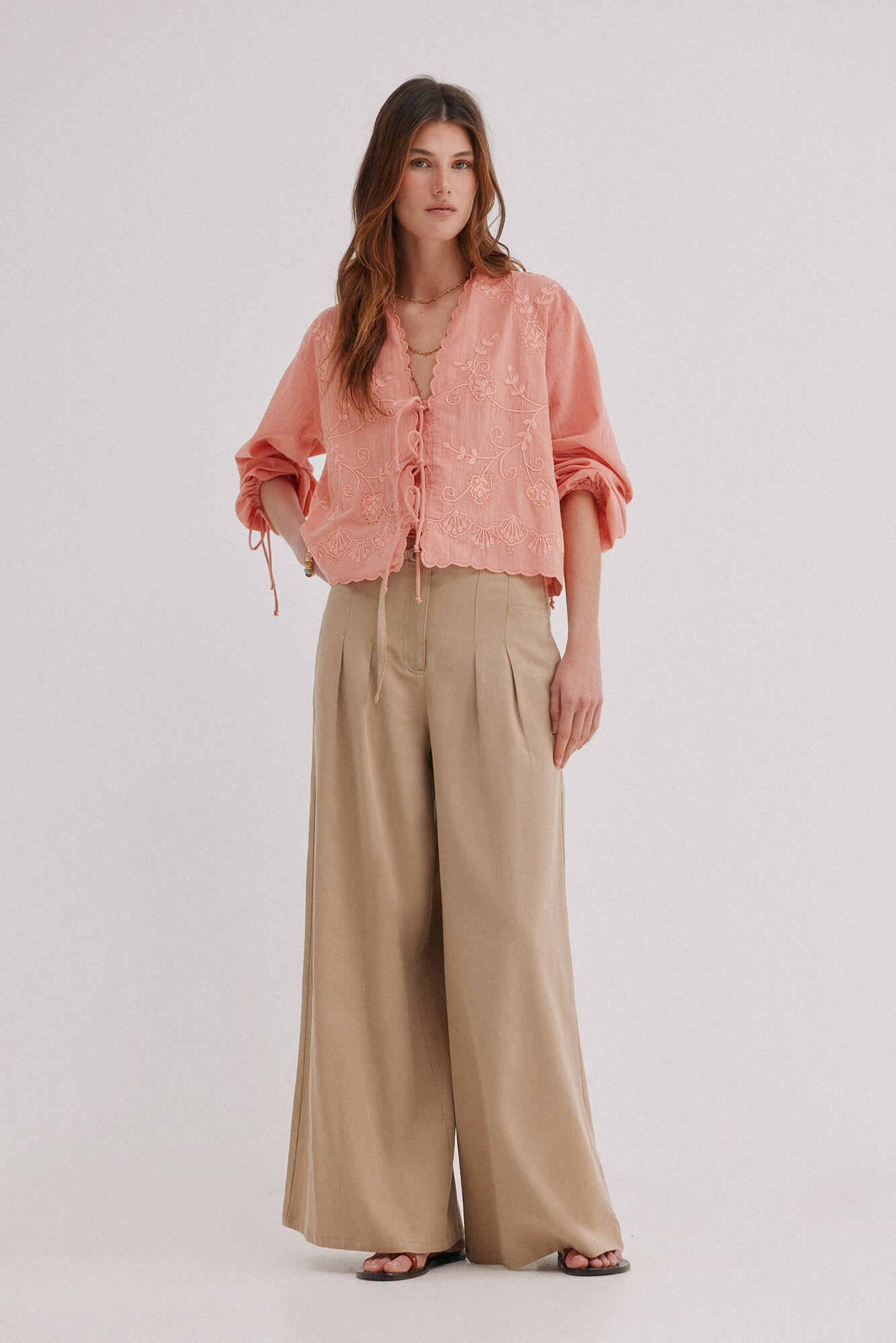 Hoss Intropia Galilea. Blusa manga larga Rosa