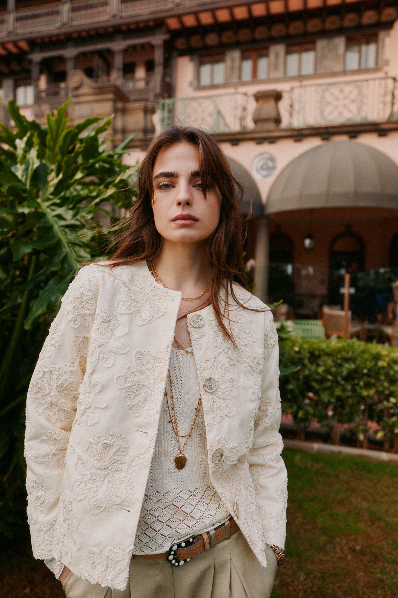 Hoss Intropia Eider. Chamarra jacquard