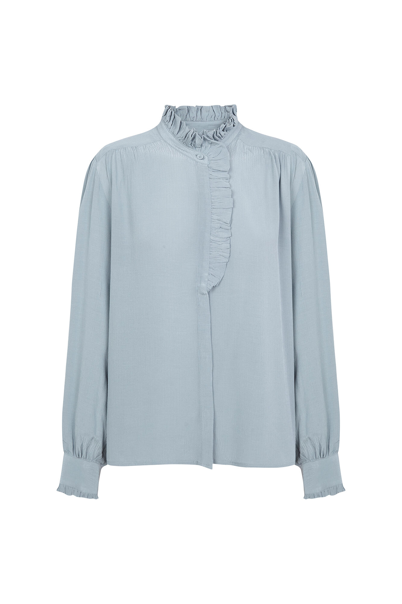 Hoss Intropia Carlota. Blusa rom&aacute;ntica Azul