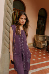 Hoss Intropia Cira. Blusa bordada  Morado