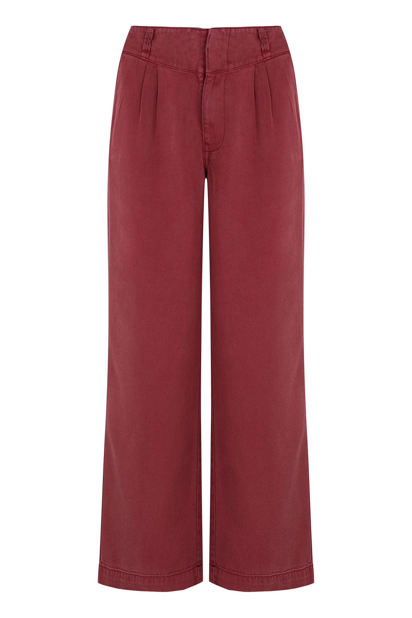 Hoss Intropia Paris. Pantal&oacute;n flu&iacute;do Vino