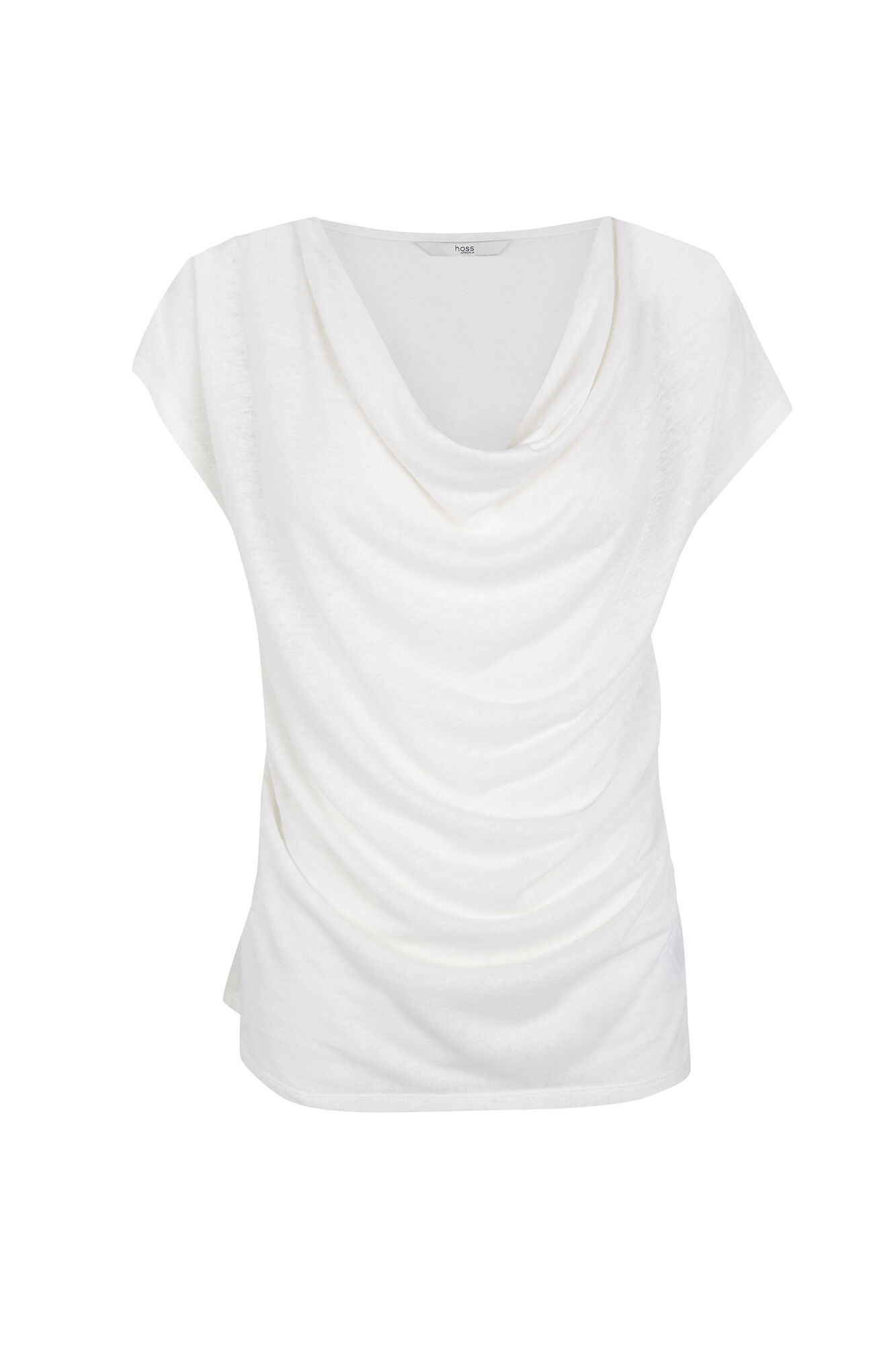 Hoss Intropia Madeline. Playera drapeada Beige