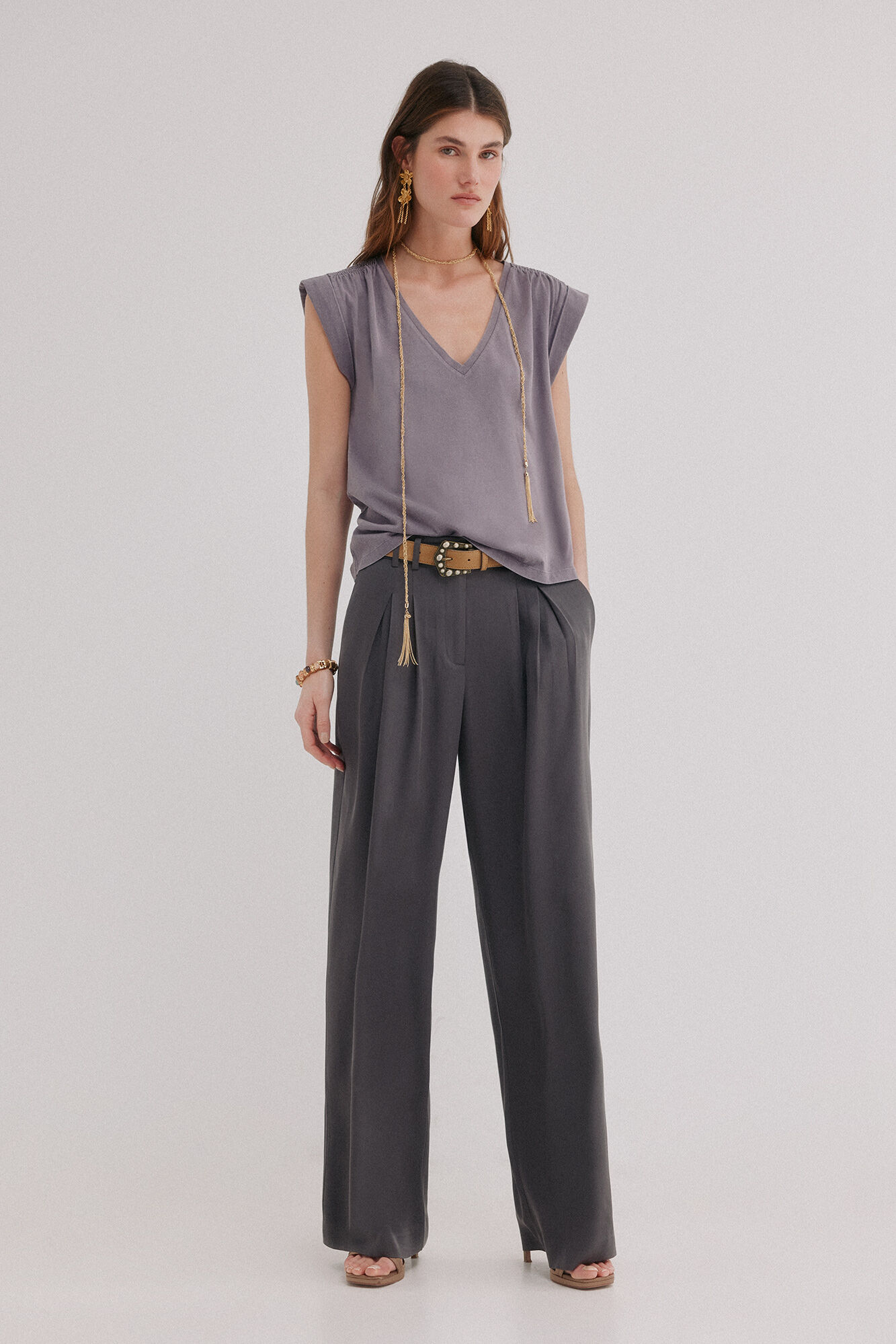 Hoss Intropia Mabel. Camiseta con solapa