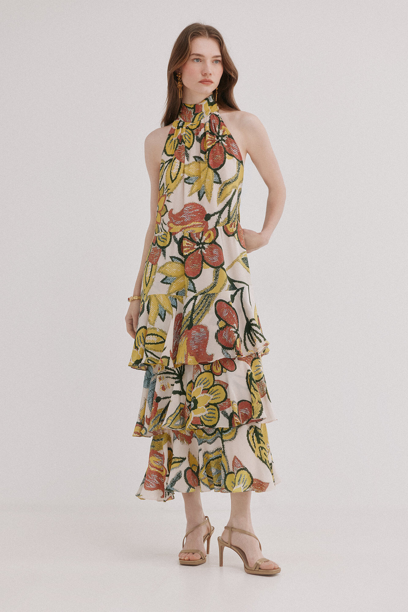 Hoss Intropia Alexandra.Vestido estampado Multicolor