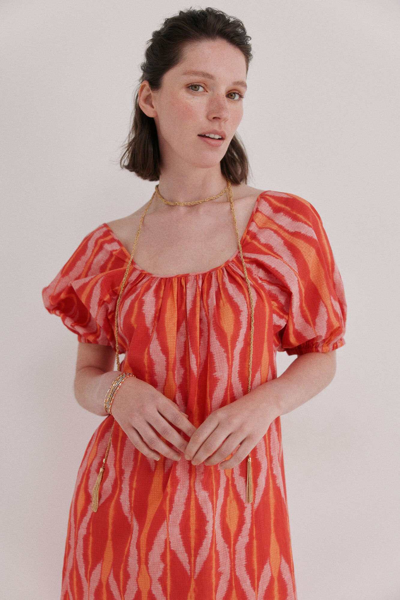 Hoss Intropia Aida. Vestido midi estampado