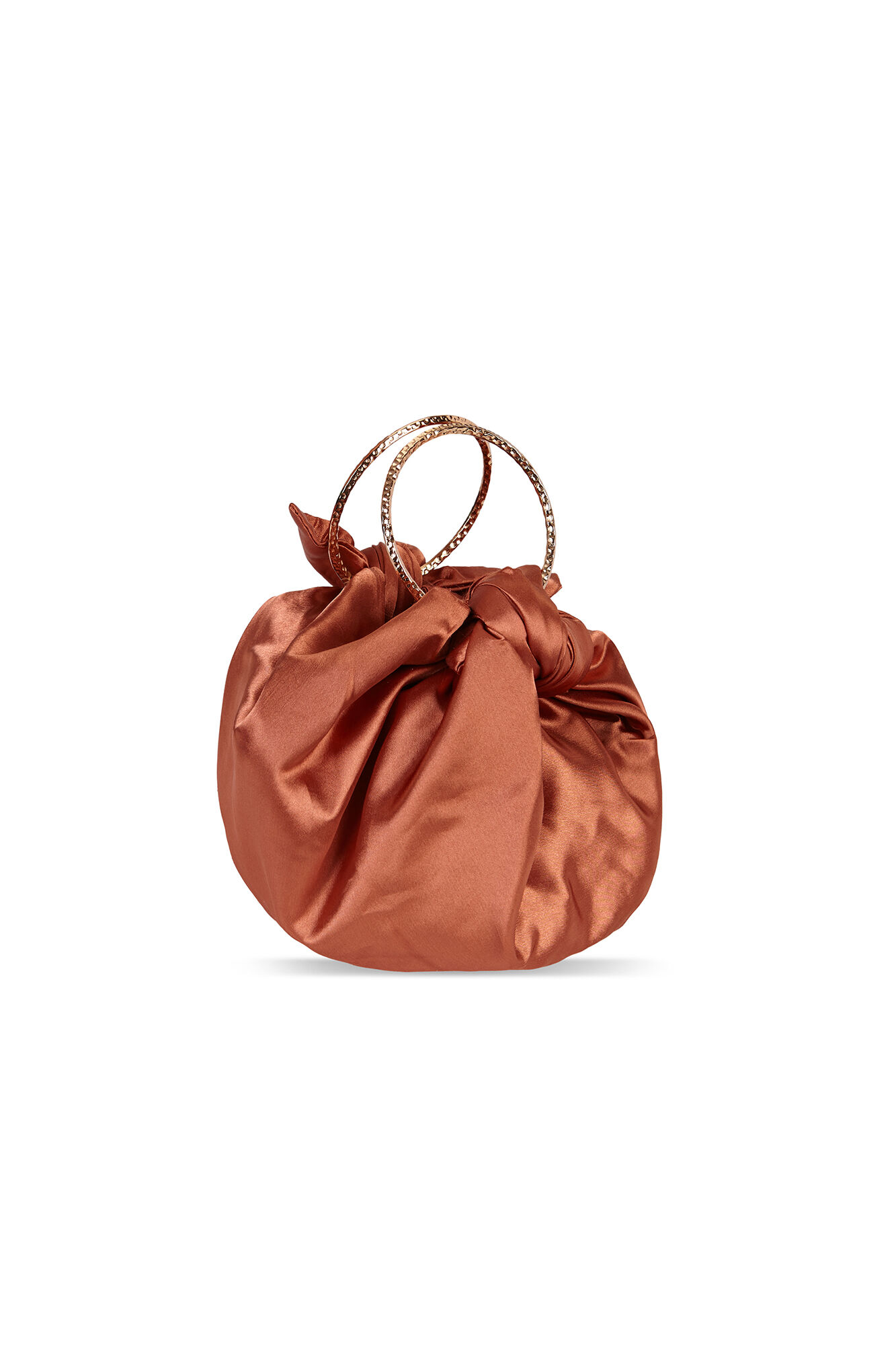 Hoss Intropia Nora. Bolsa de sat&eacute;n Coral