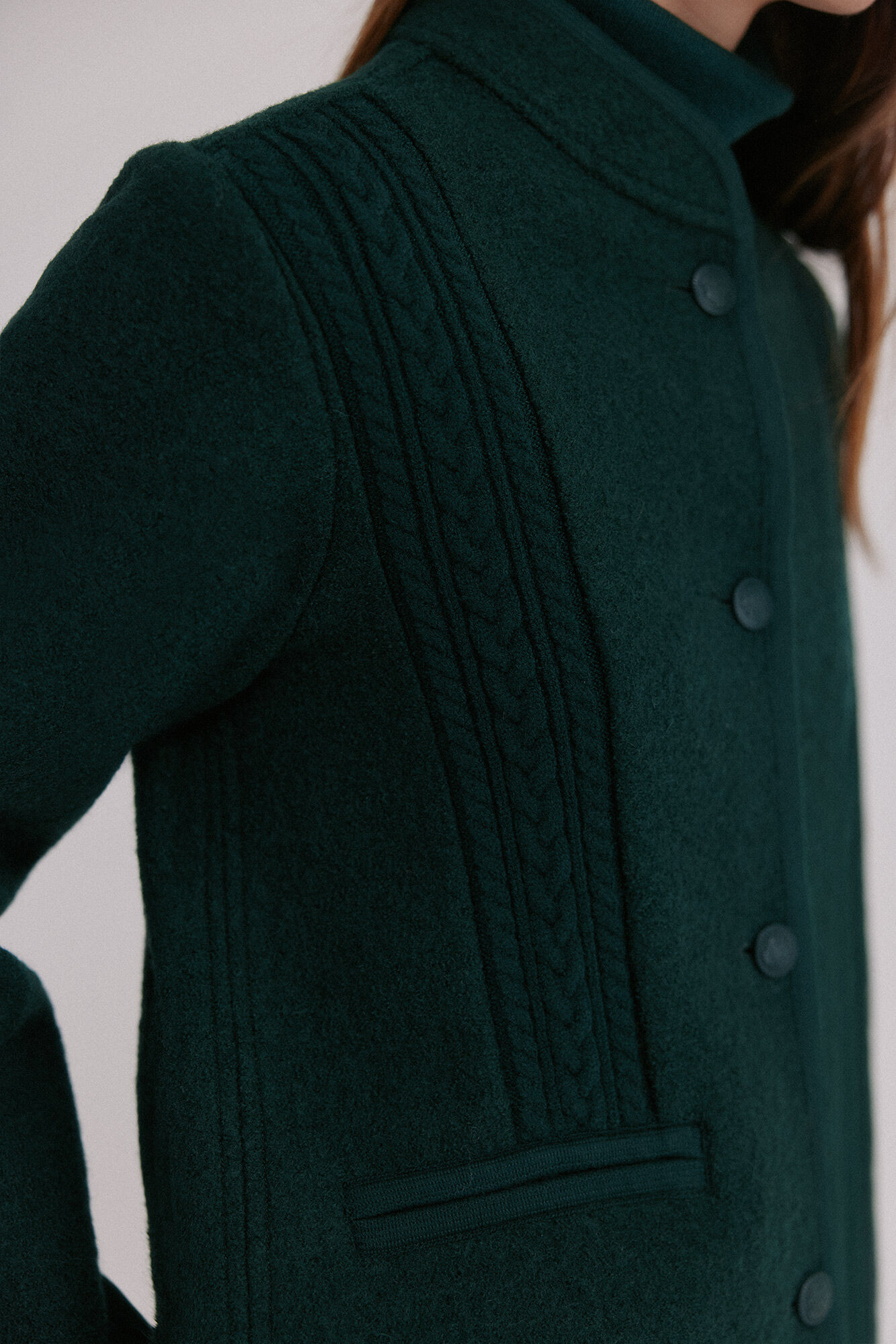 Hoss Intropia Flavia. Chaqueta austriaca Verde oscuro