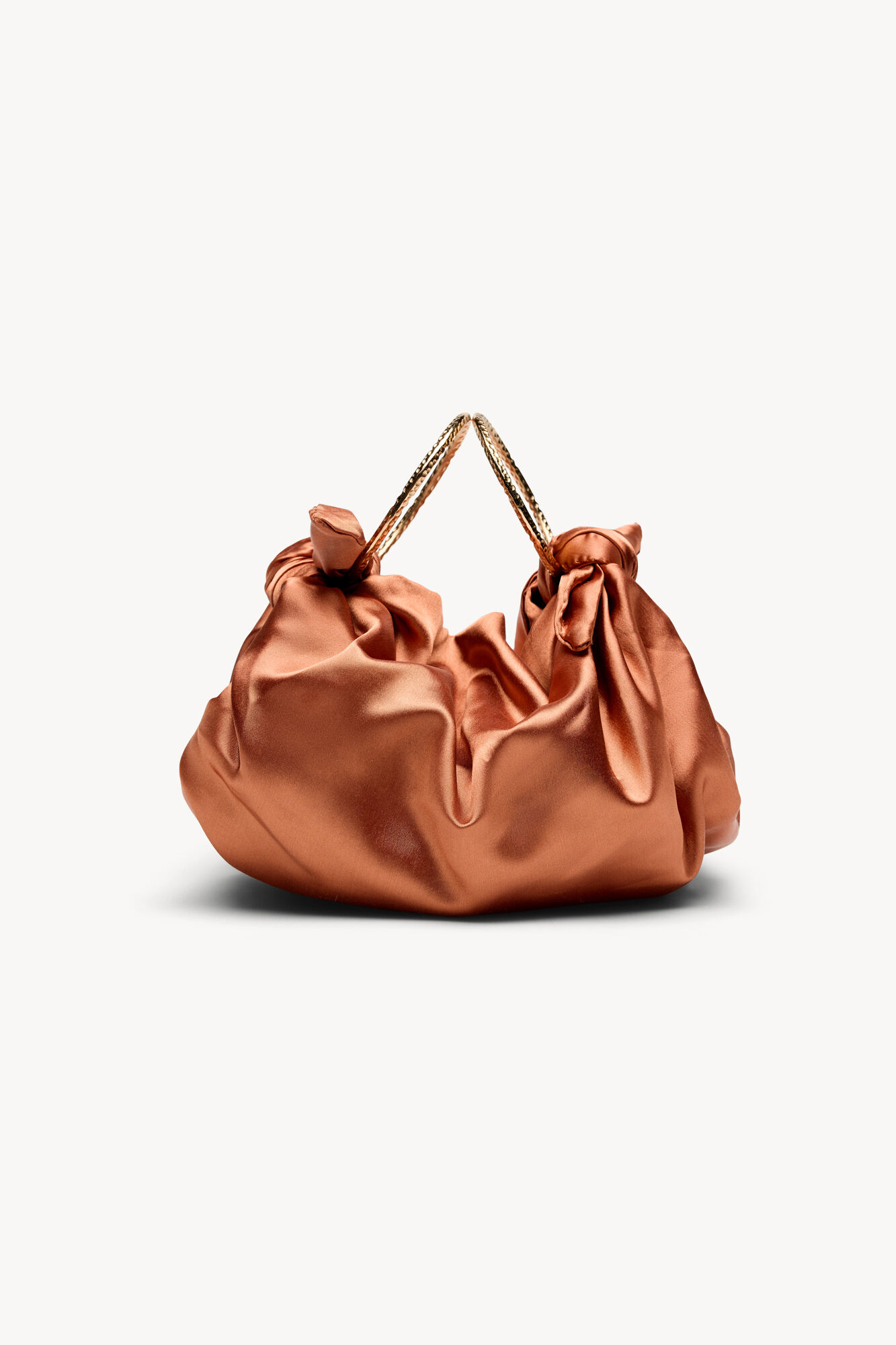 Hoss Intropia Nora. Bolsa de sat&eacute;n Coral