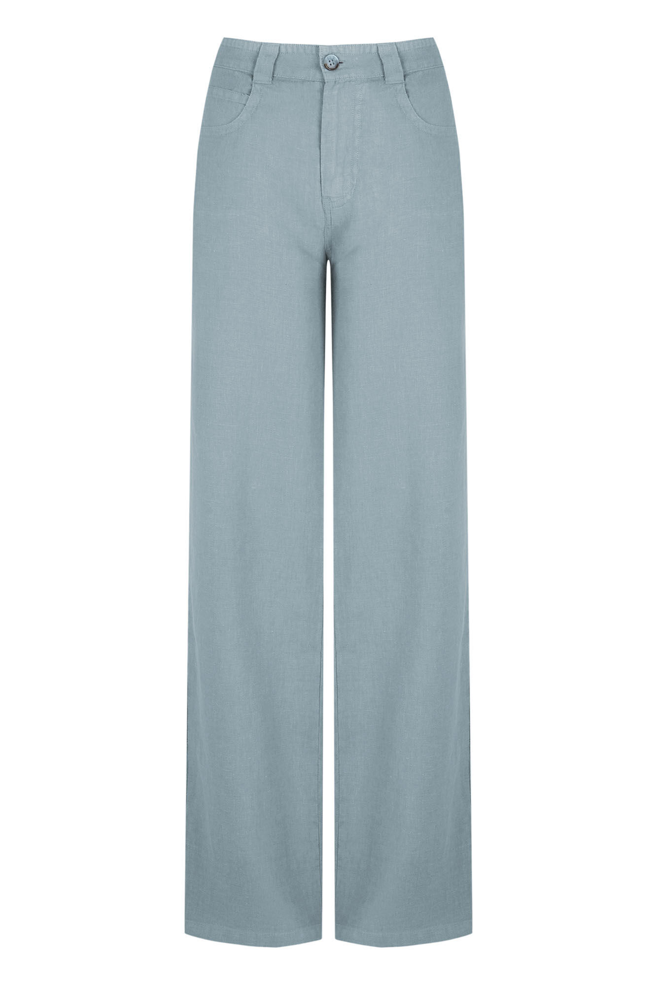 Hoss Intropia Paupa. Pantal&oacute;n de lino Azul