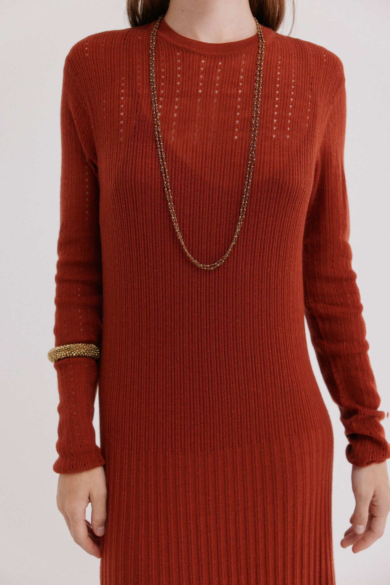 Hoss Intropia Annia.Vestido tejido Marron