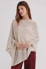 Hoss Intropia Ilduara. Capa asim&eacute;trica de punto Beige