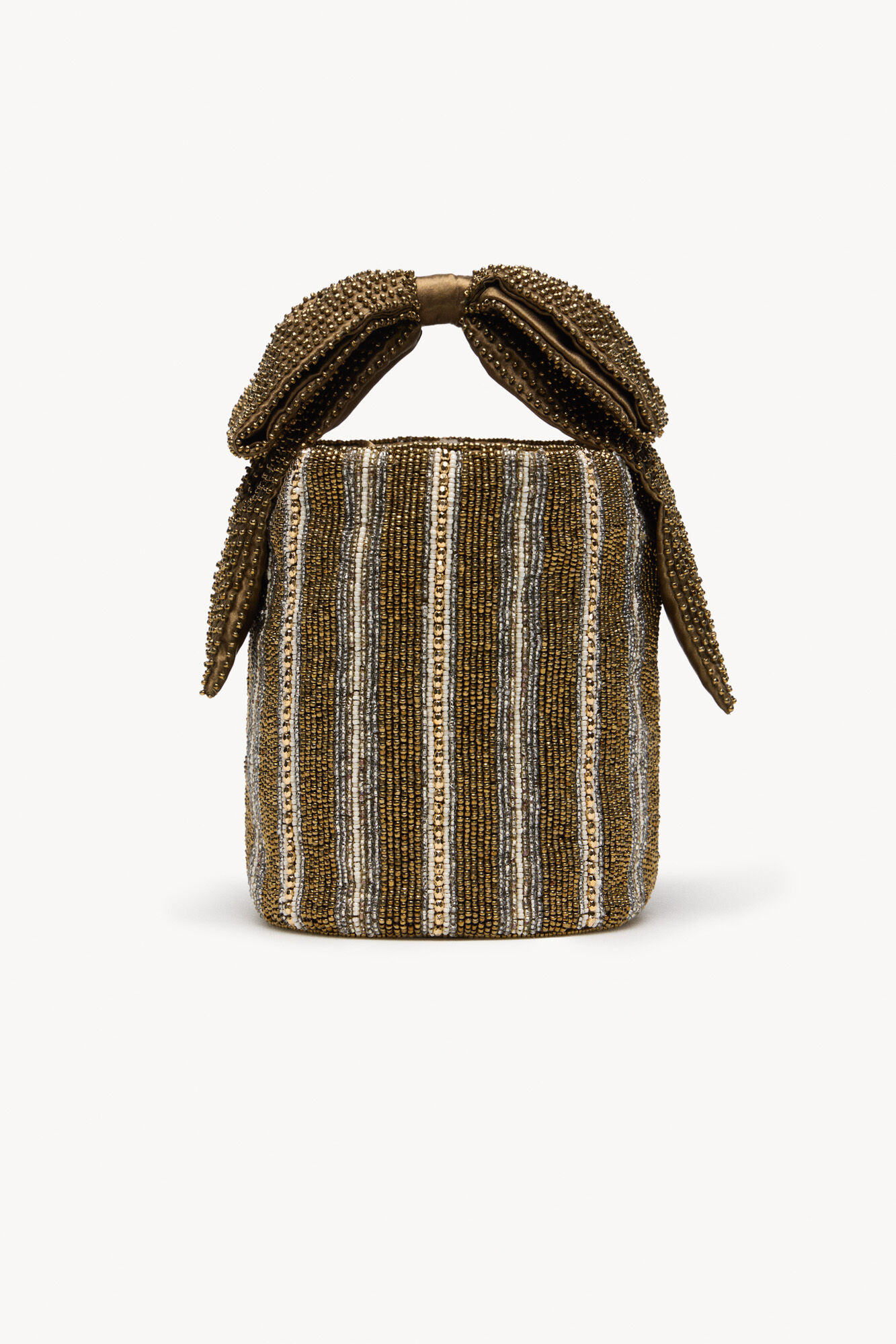 Hoss Intropia Nelsa. Bolsa abalorios lazo Kaki