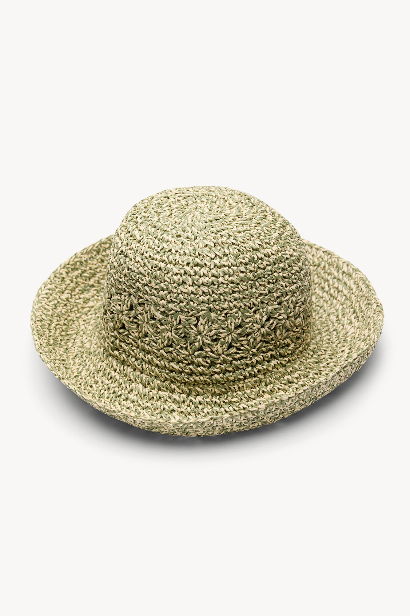 Hoss Intropia Larisa. Sombrero bucket de rafia Kaki
