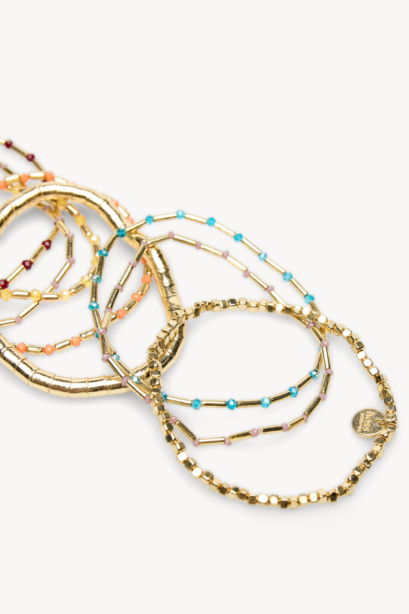 Hoss Intropia Conjunto multipulsera Dorado