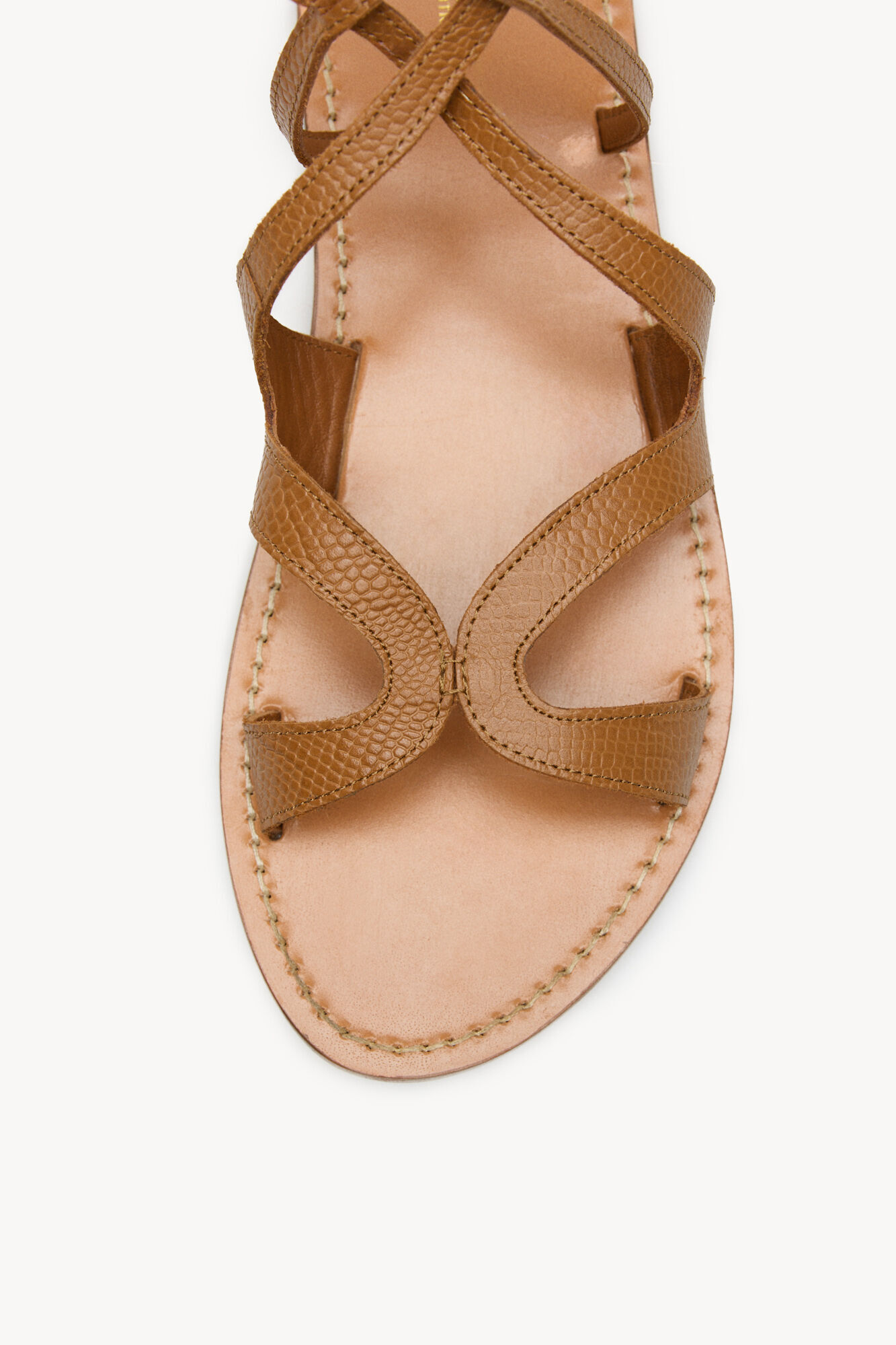 Hoss Intropia  Mar. Sandalias de piel Camel