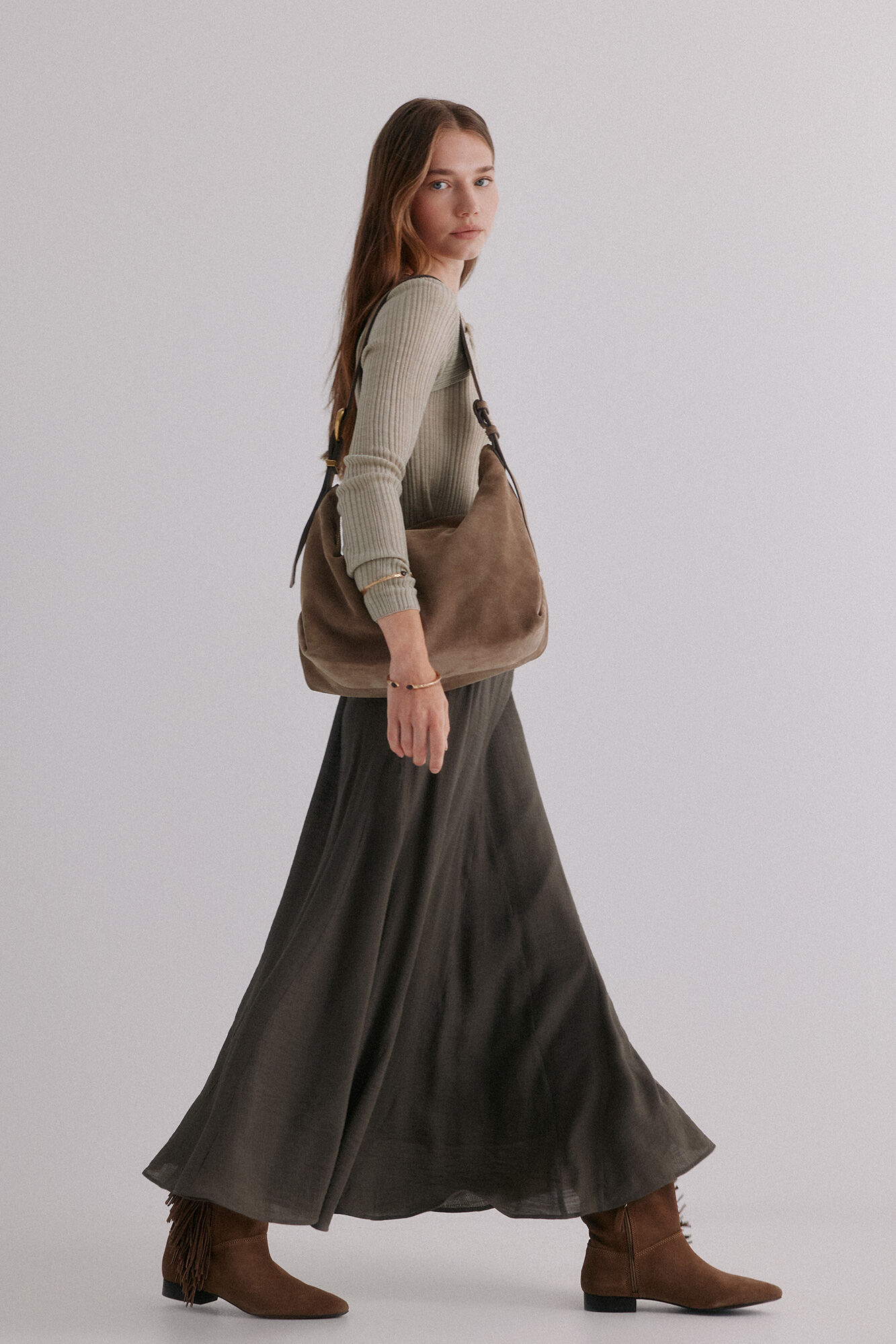 Hoss Intropia Rosario. Falda midi