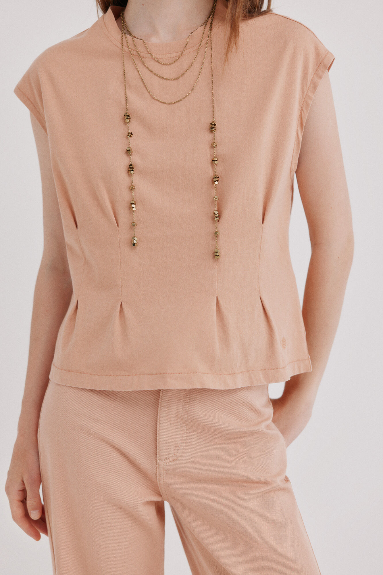Hoss Intropia Margot. Playera entallada Rosa