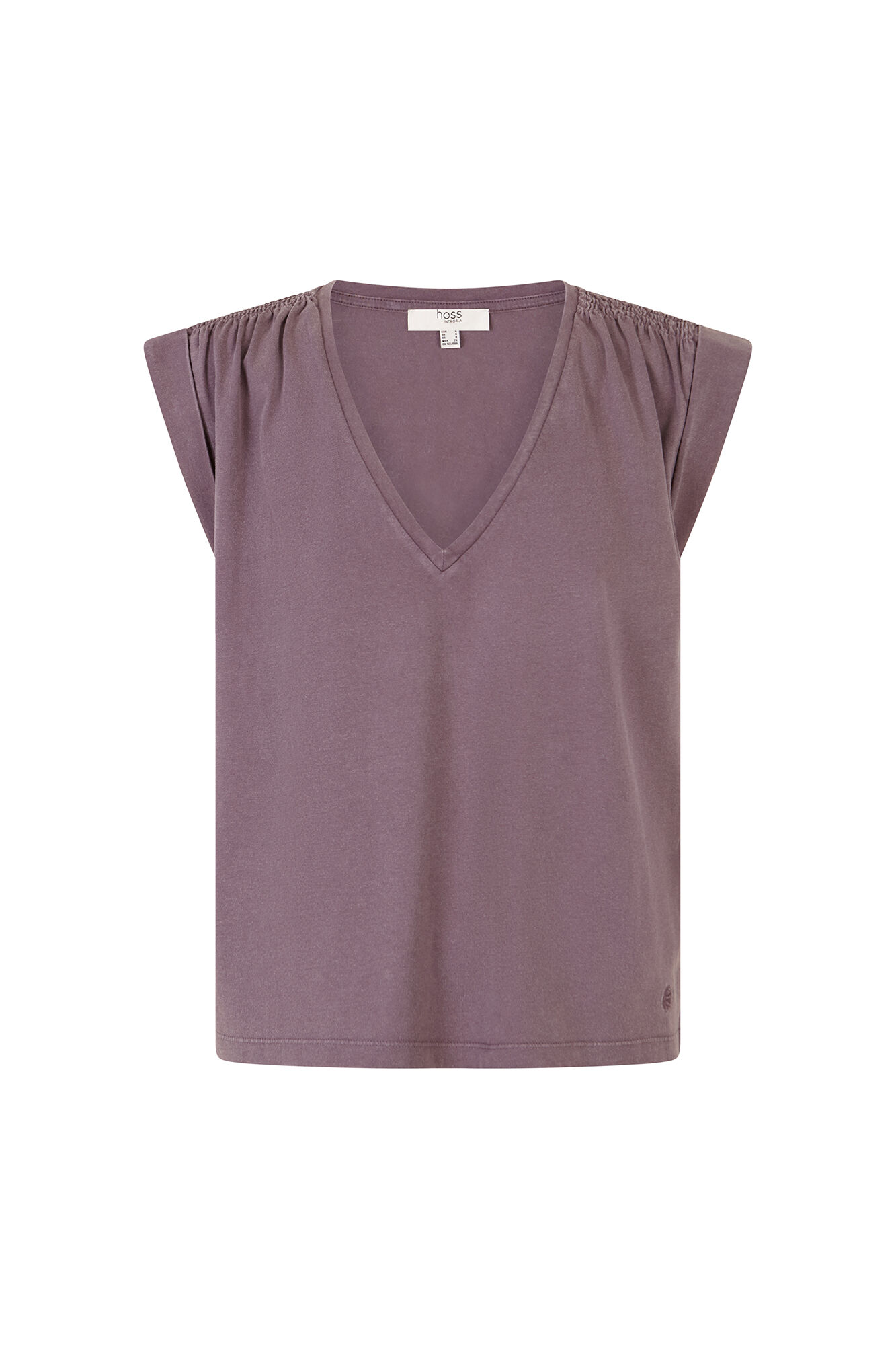 Hoss Intropia Mabel. Playera con solapa Morado