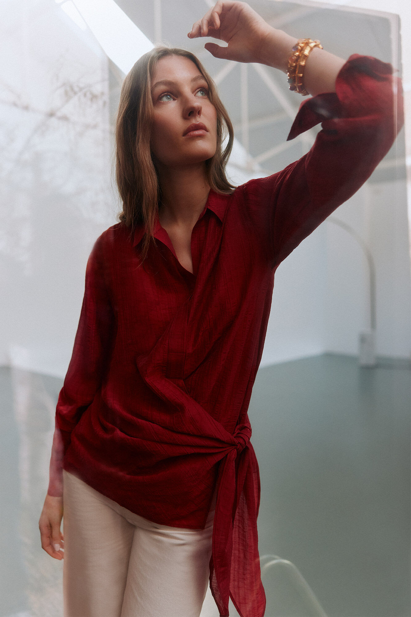 Hoss Intropia Cosette. Blusa con lazo