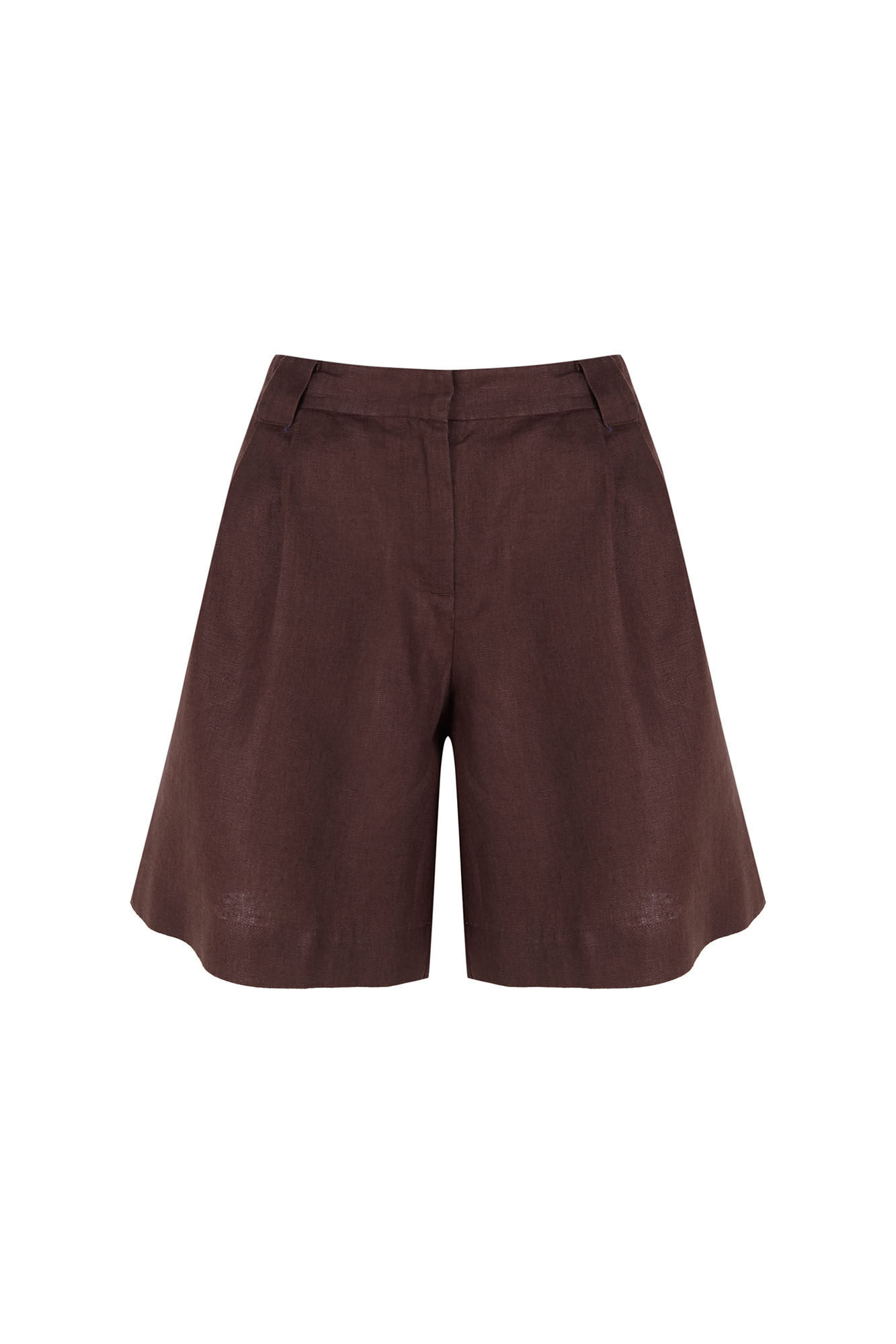 Hoss Intropia Pemar. Bermuda de lino Marron