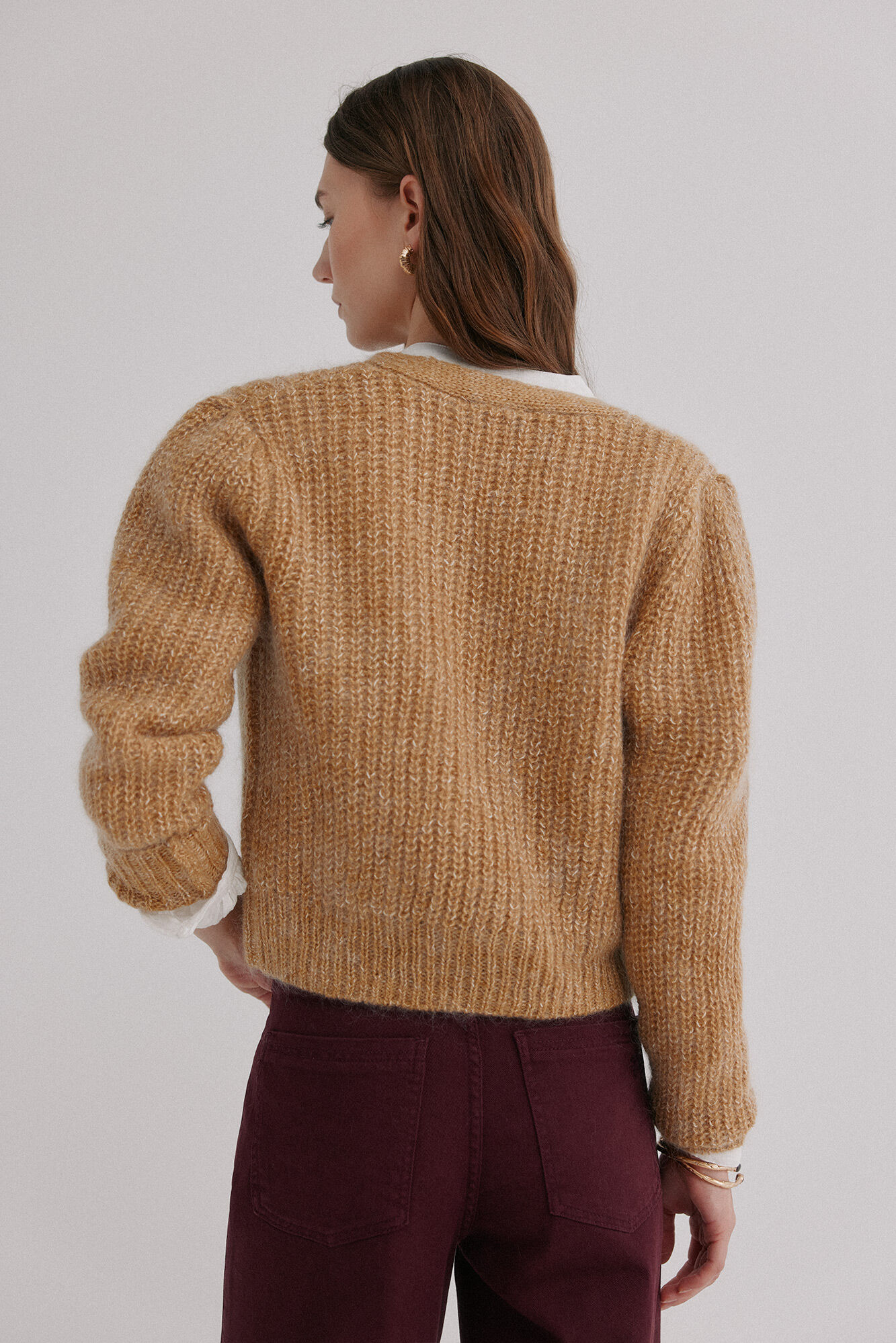 Hoss Intropia N&eacute;rida. Chamarra de tejido Beige