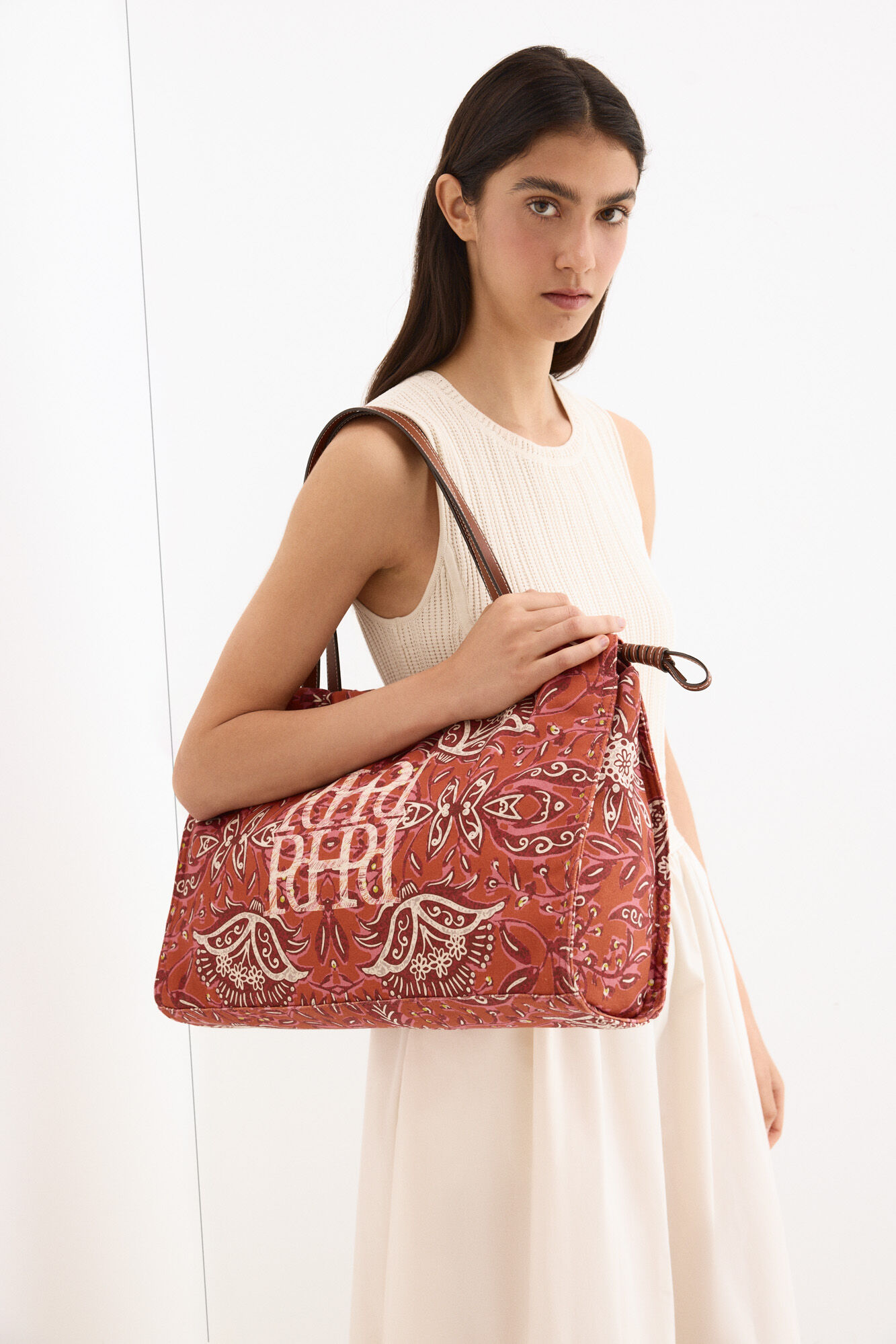 Pedro del Hierro Bolsa de hombro estampada
