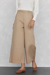 Pedro del Hierro Pantal&oacute;n recto Beige