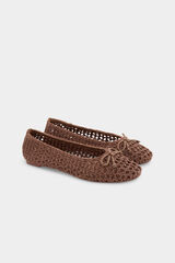 Pedro del Hierro Bailarina crochet Beige