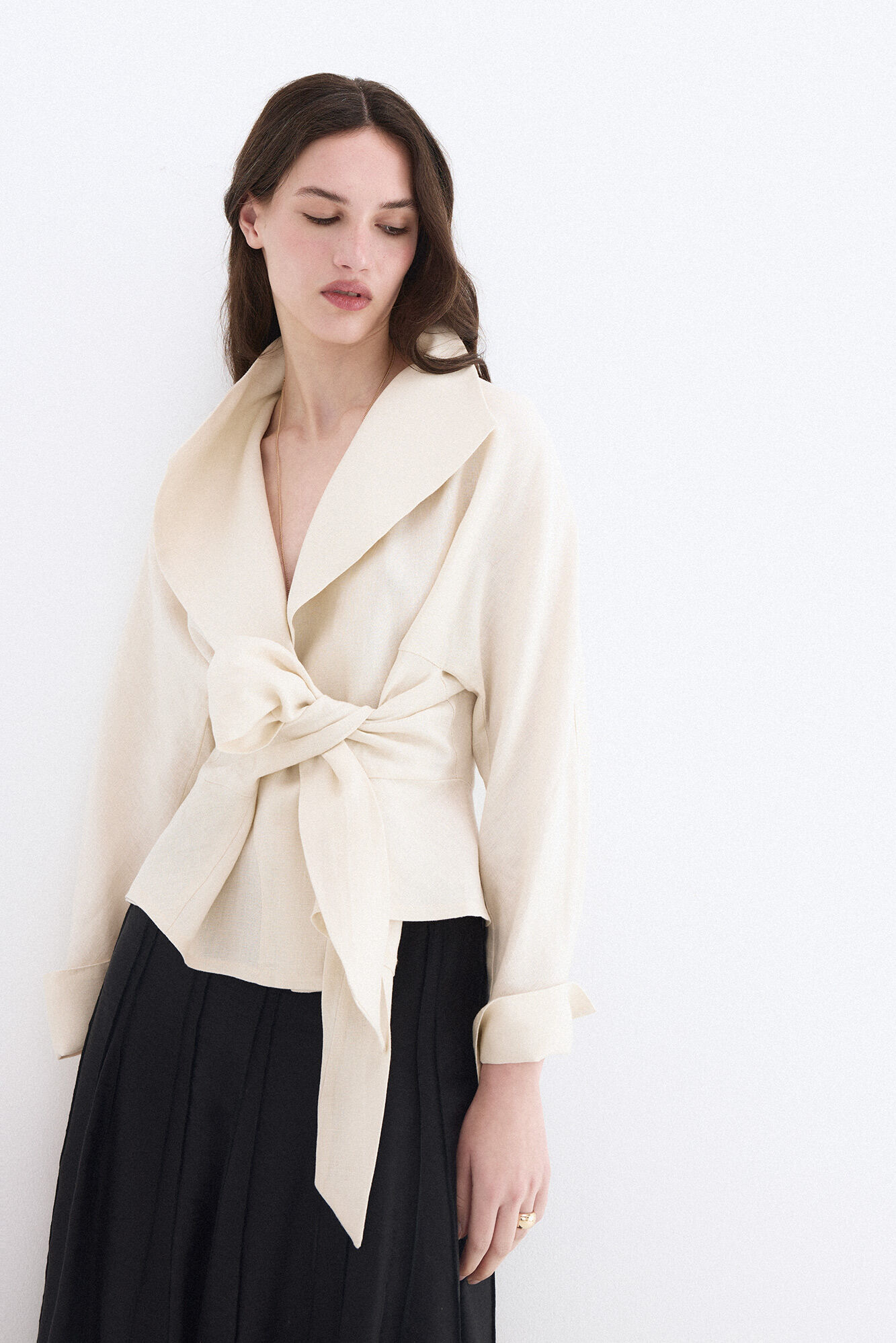 Pedro del Hierro Blazer con nudo Crudo