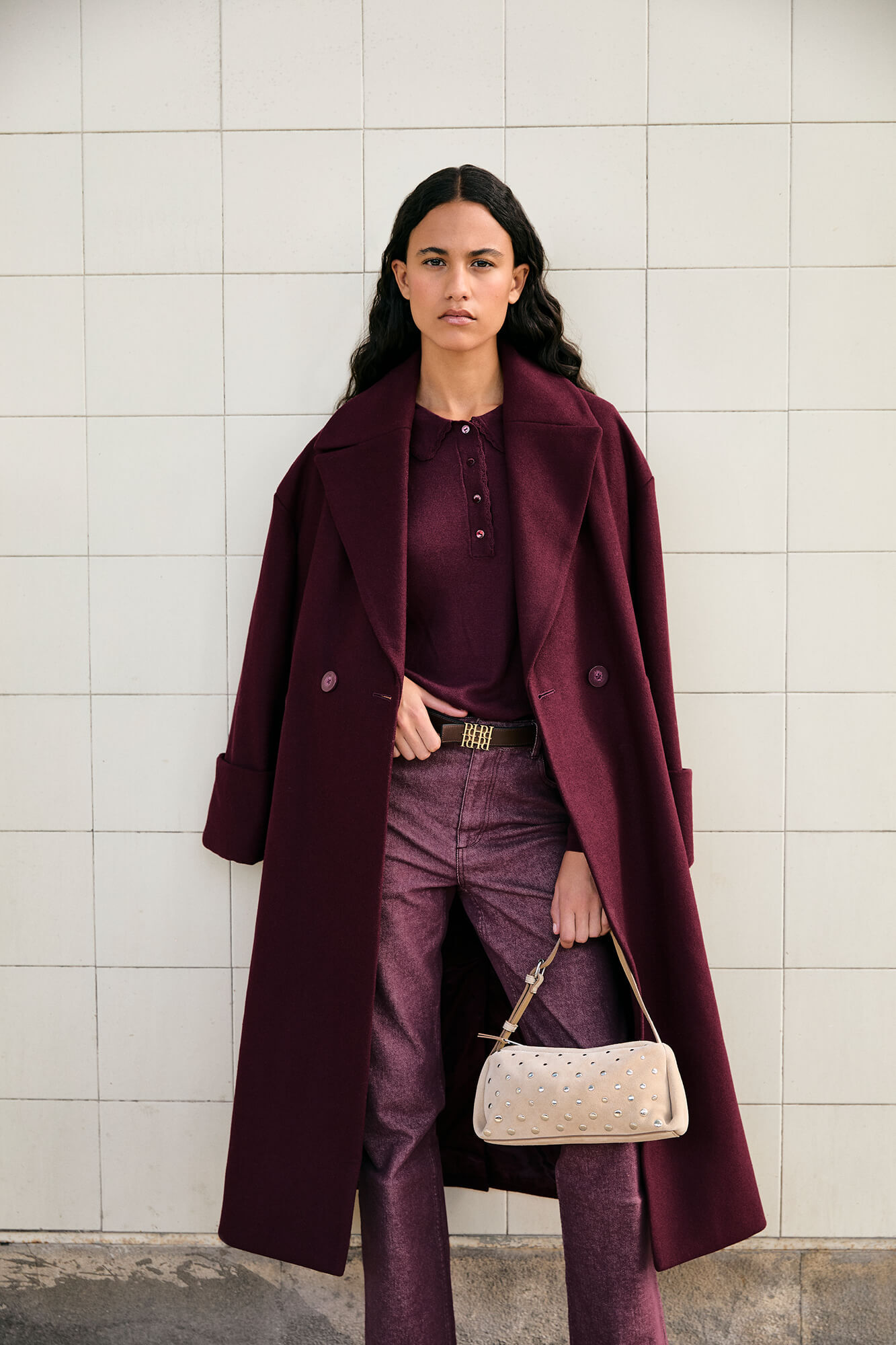 Pedro del Hierro Abrigo oversize