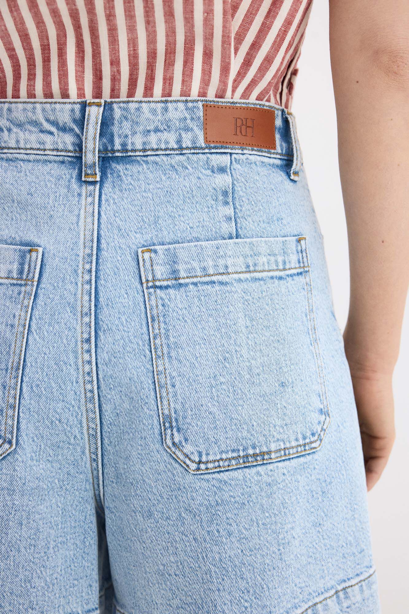 Pedro del Hierro Short de mezclilla Azul