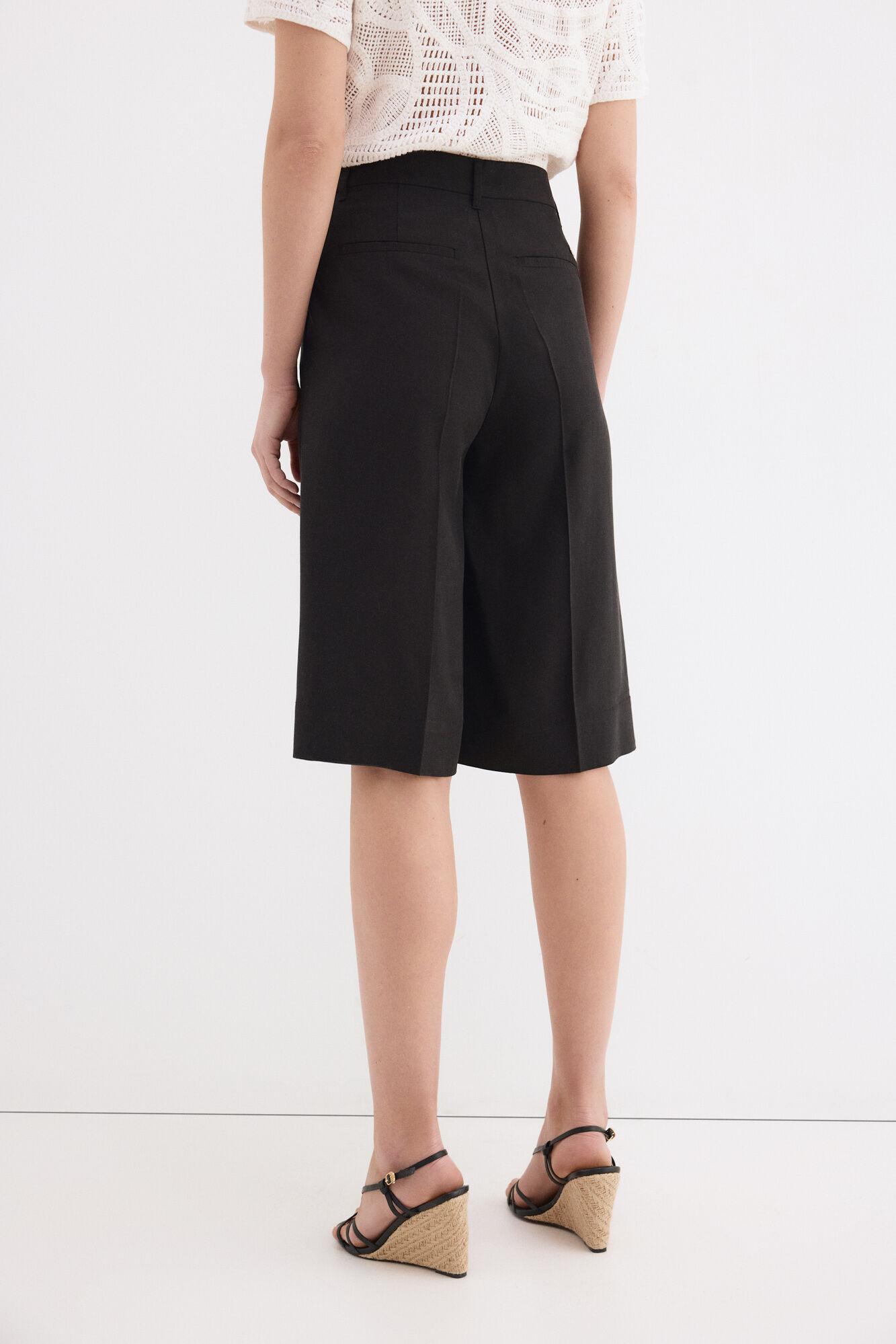 Pedro del Hierro Bermudas largas cl&aacute;sicas Negro
