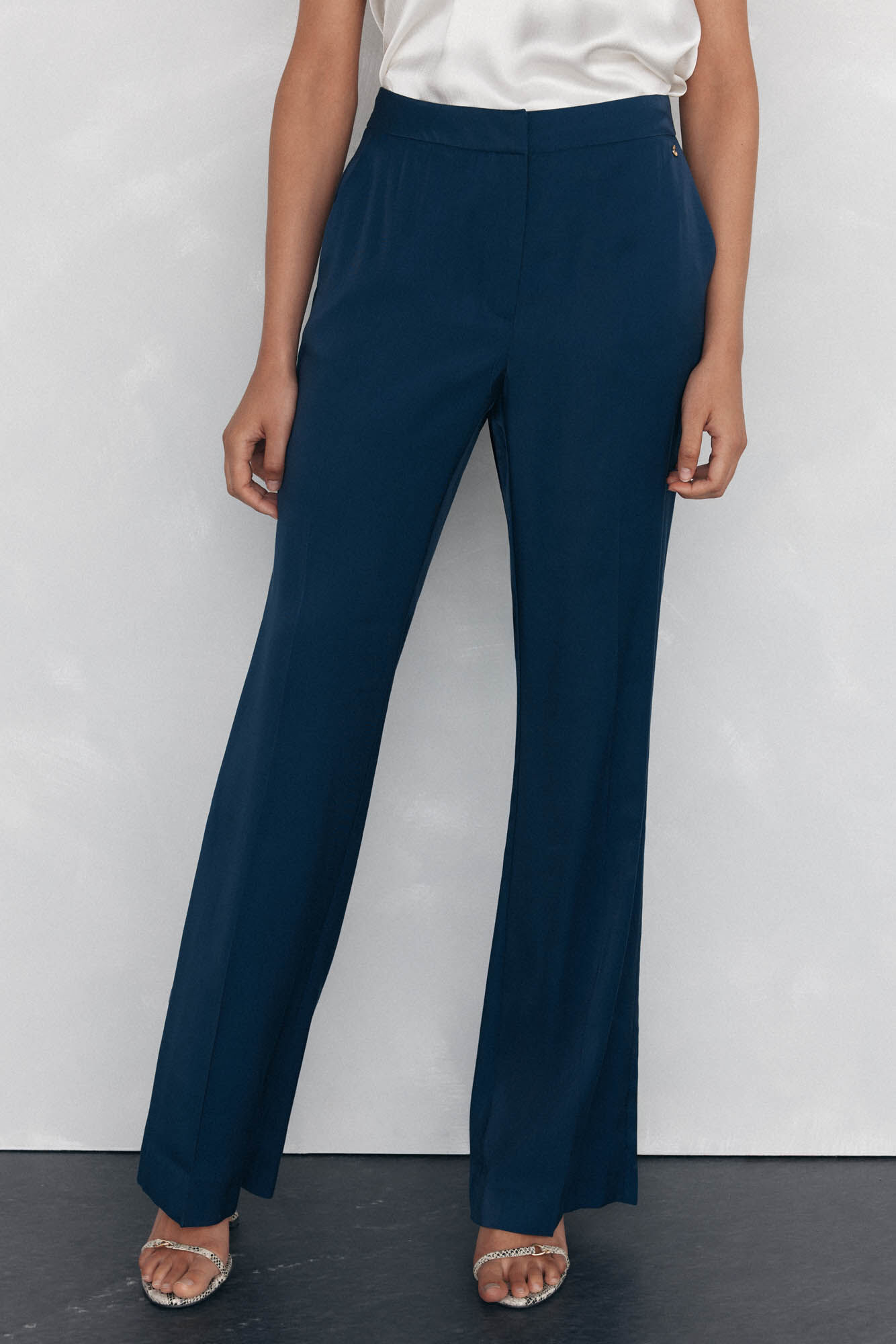 Pedro del Hierro Pantal&oacute;n flare Azul