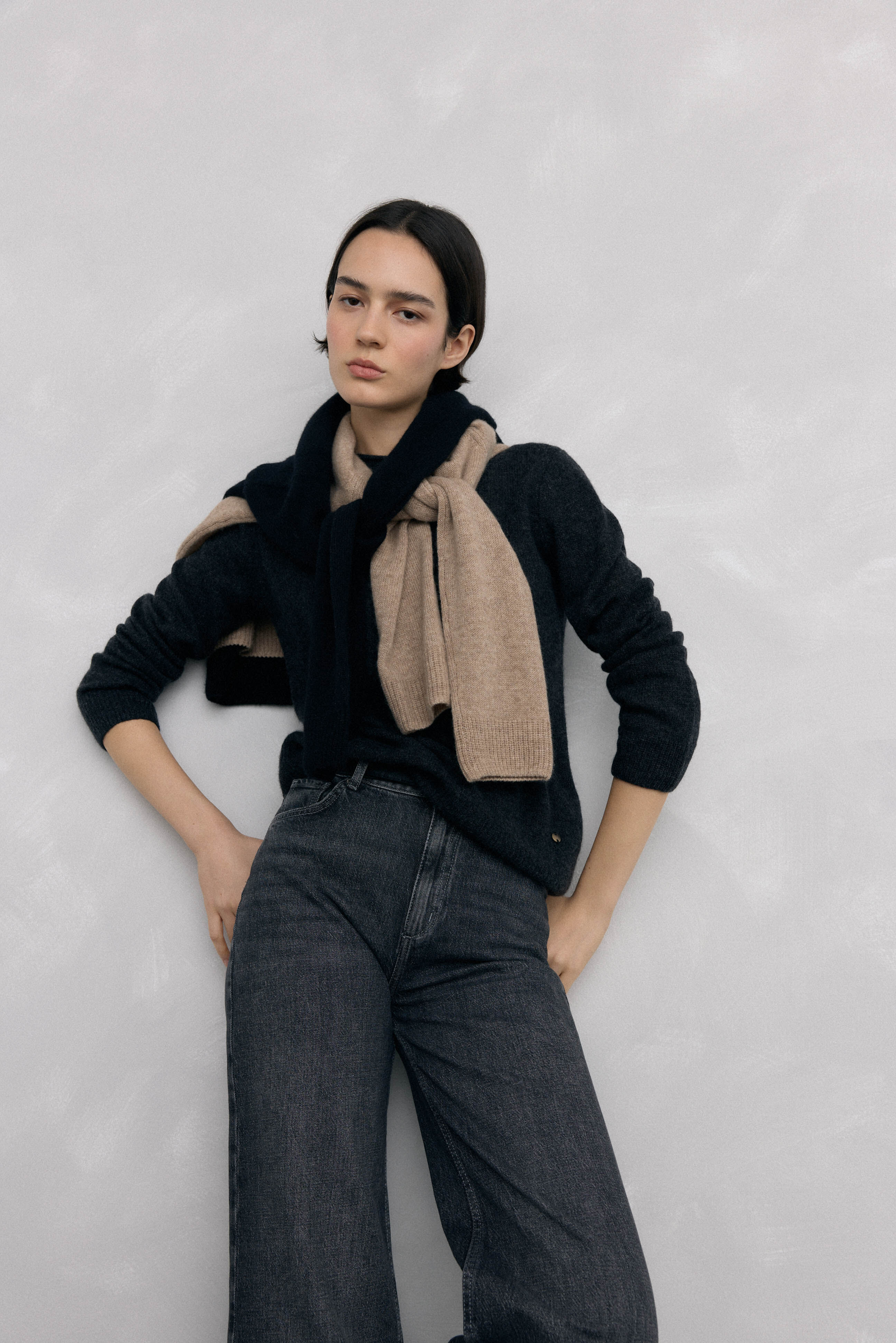 Pedro del Hierro Jersey cashmere Beige