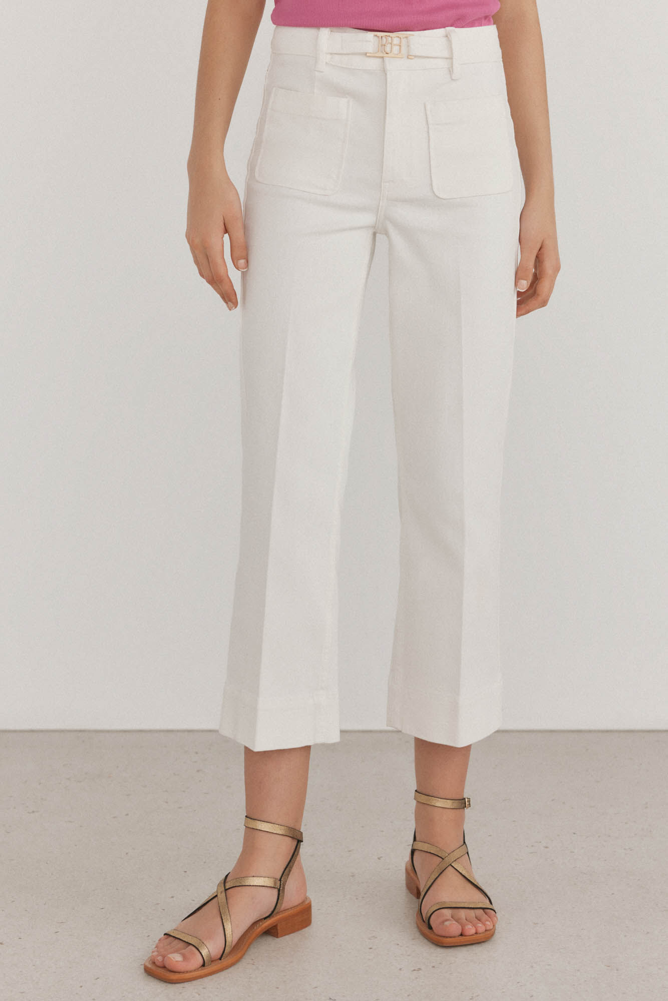 Pedro del Hierro Jeans stove pipe cropped