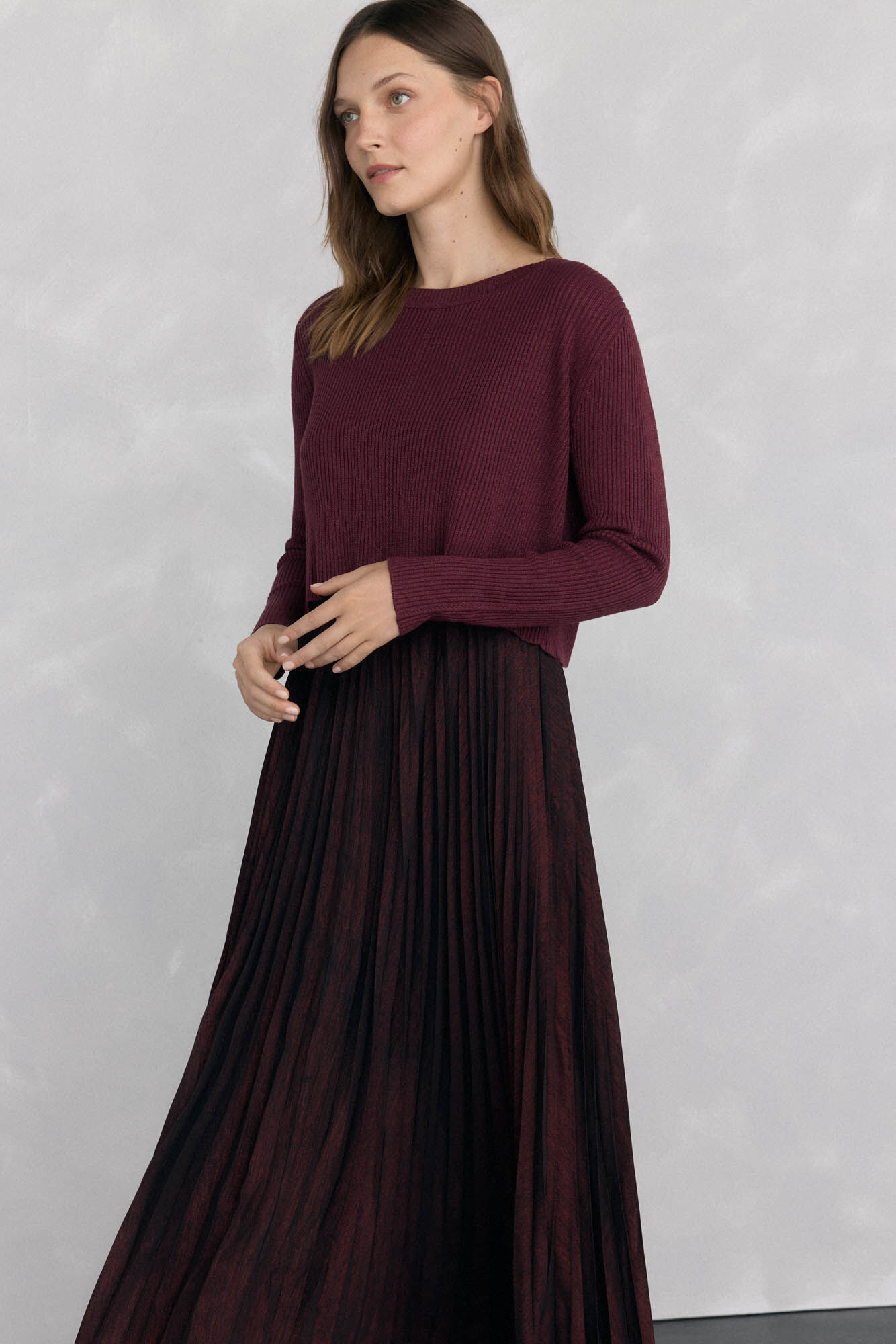 Pedro del Hierro Vestido de dos piezas con brillo