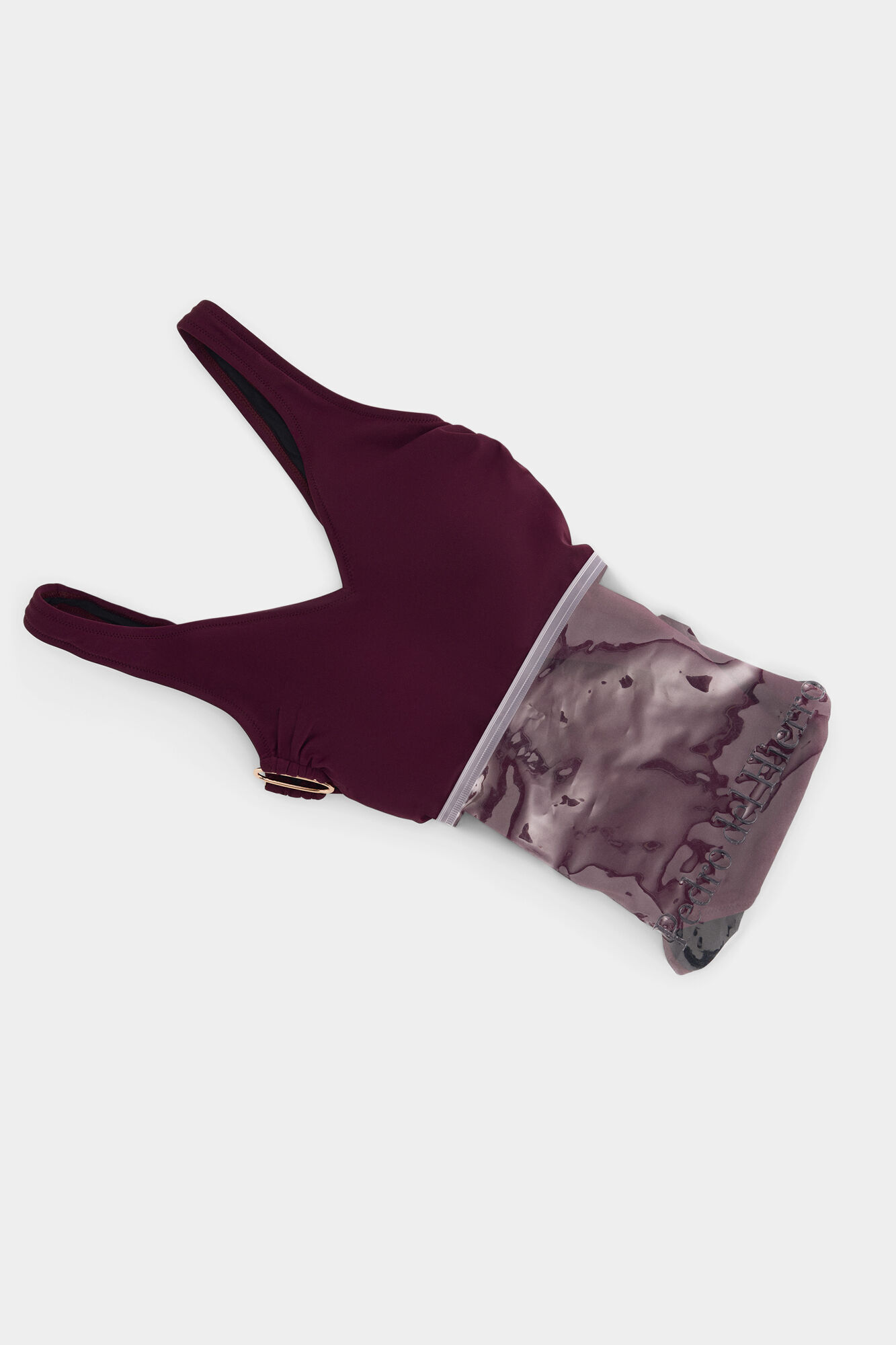 Pedro del Hierro Ba&ntilde;ador hebilla lateral Burdeos