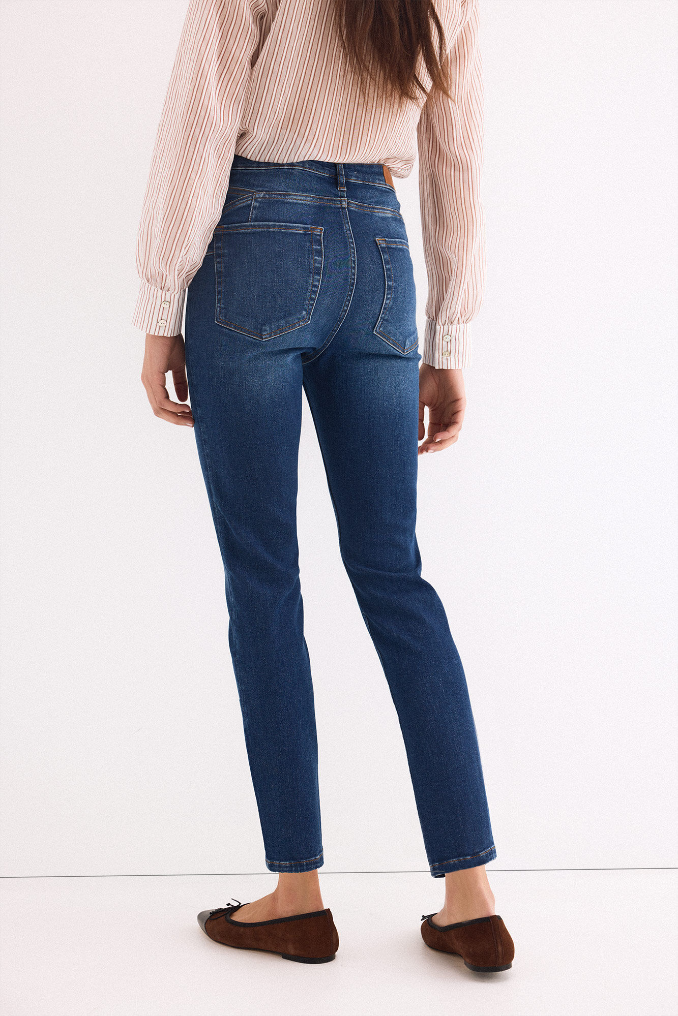 Pedro del Hierro Jeans push up skinny Azul