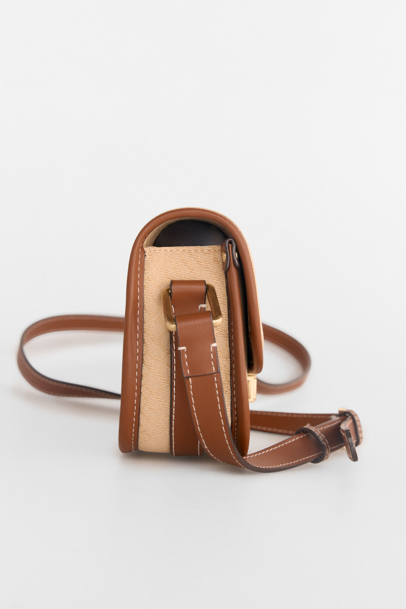 Pedro del Hierro Bandolera jacquard Beige