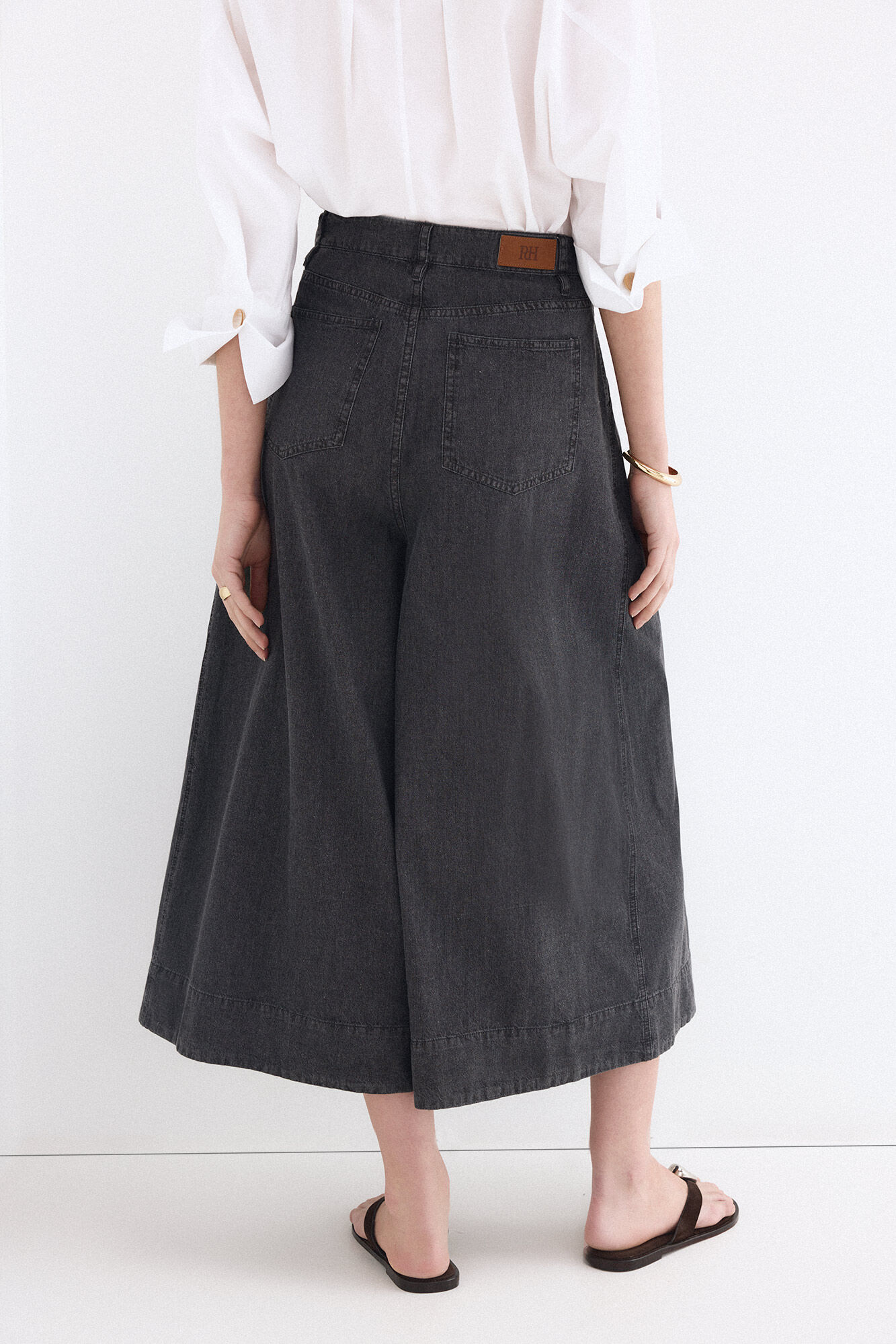 Pedro del Hierro Falda pantal&oacute;n vaquera Gris