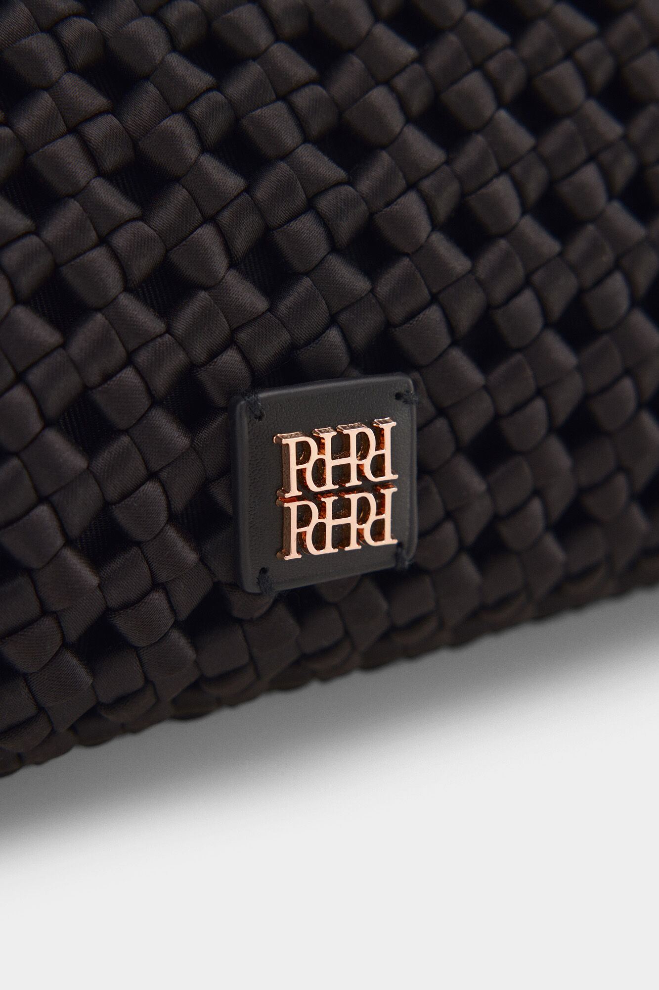 Pedro del Hierro Bolsa de hombro trenzada Negro