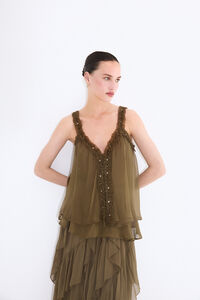 Pedro del Hierro Top tirantes volantes