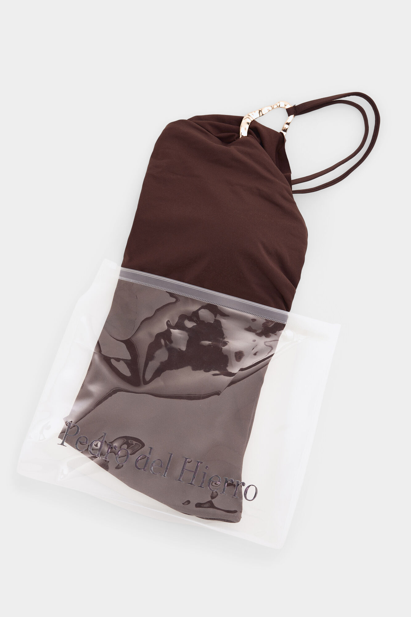 Pedro del Hierro Ba&ntilde;ador hebilla Marr&oacute;n