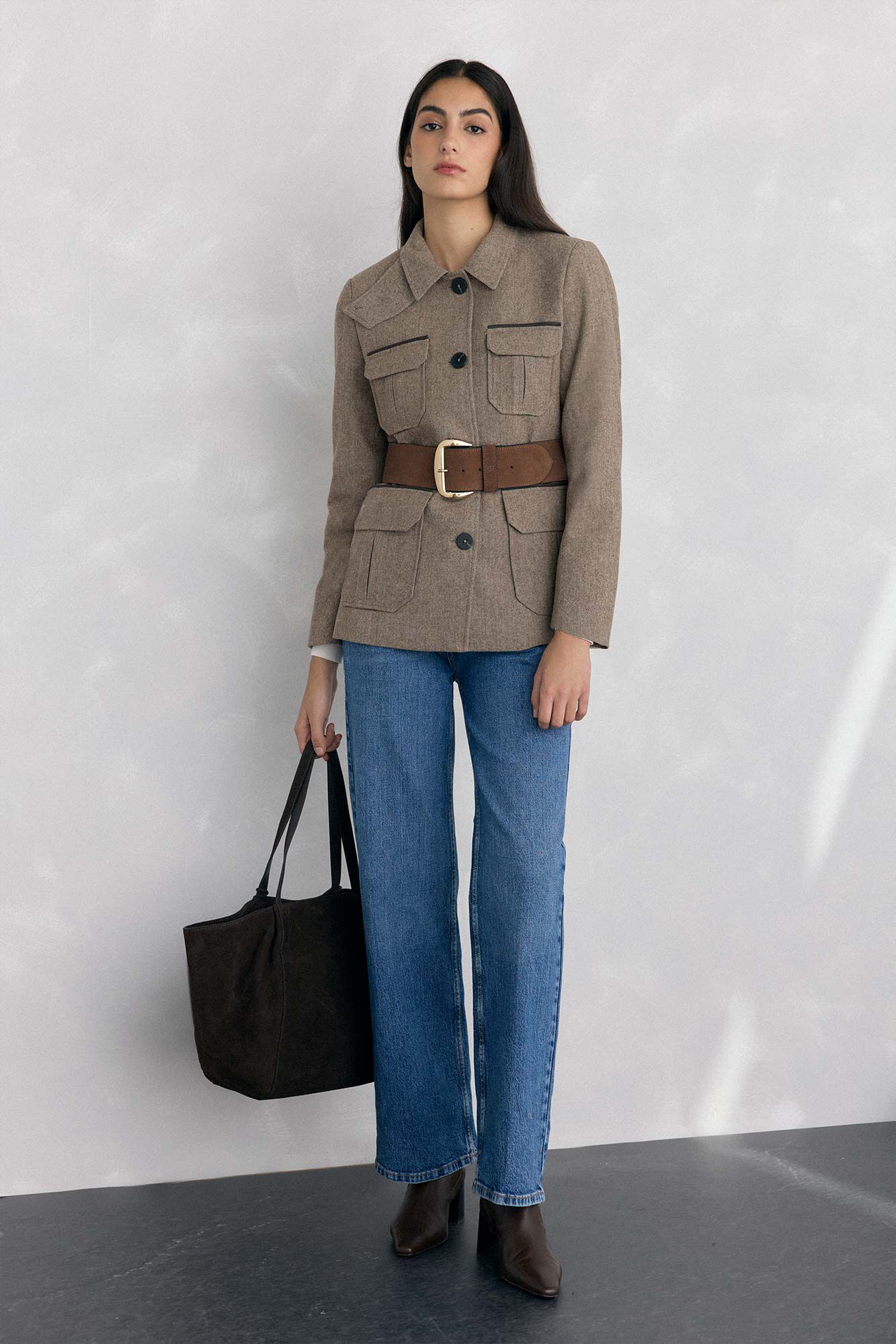 Pedro del Hierro Chaqueta sahariana espiga